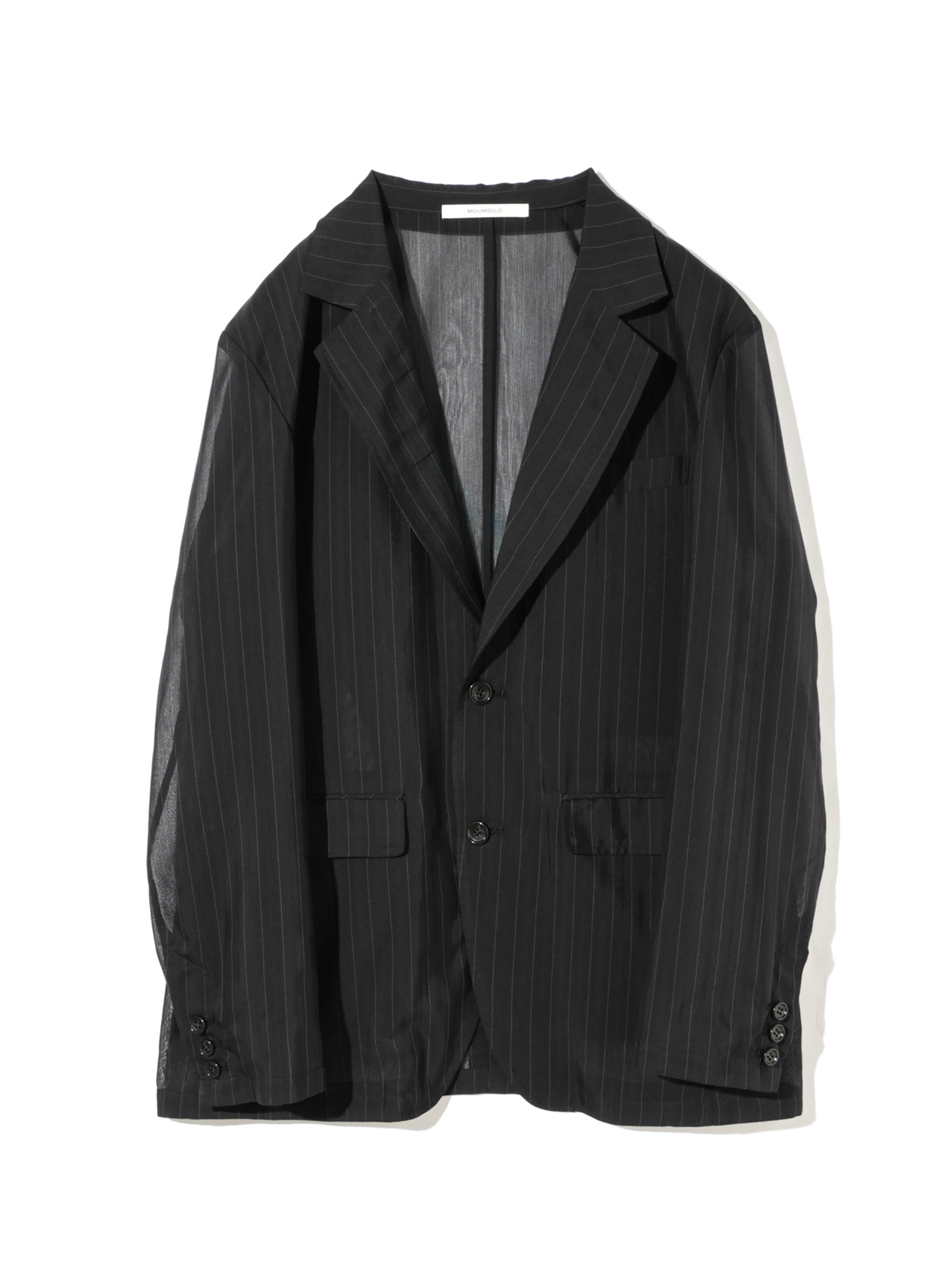 sheer stripe jacket