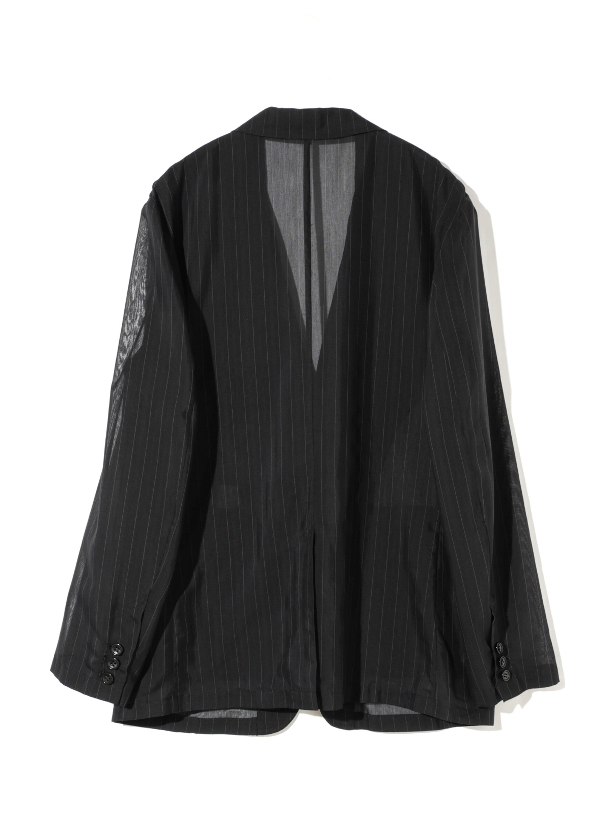 sheer stripe jacket