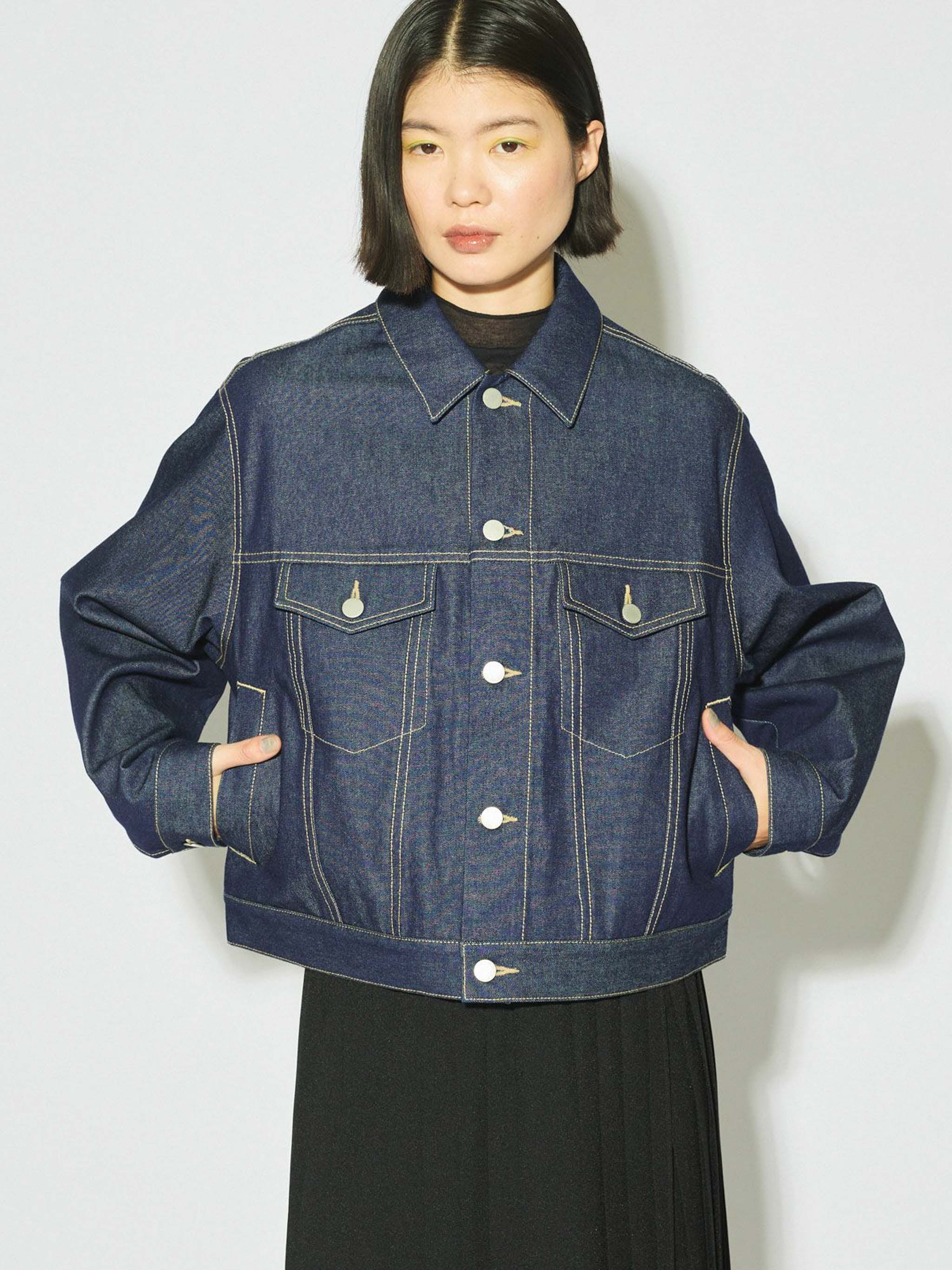 【NOREMID】デニムジャケット　S NOMA t.d. (ノーマ ティーディー) “Sign Print Denim Jacket