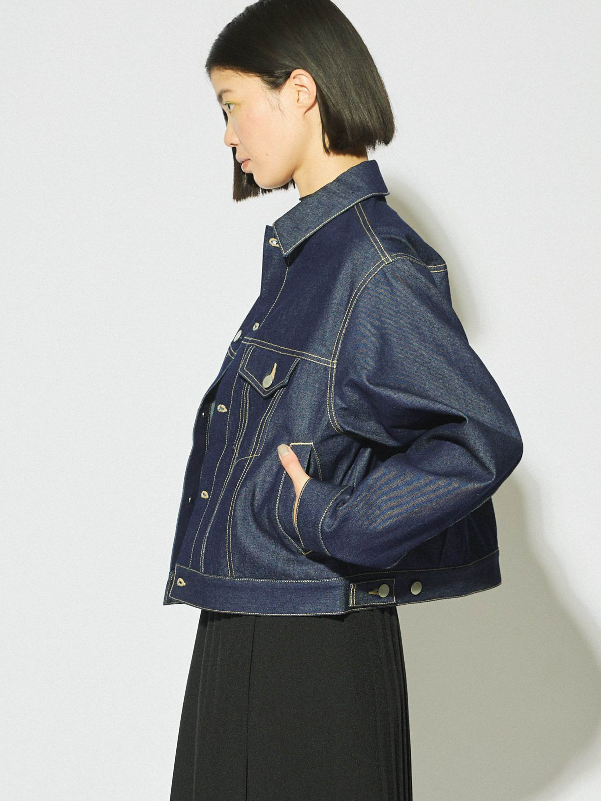 short denim jacket