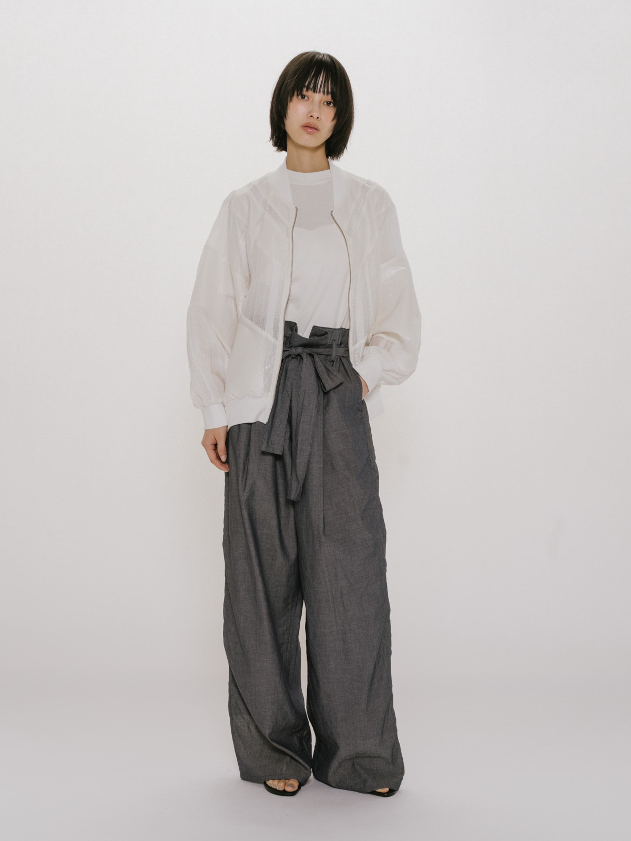 material mix blouson