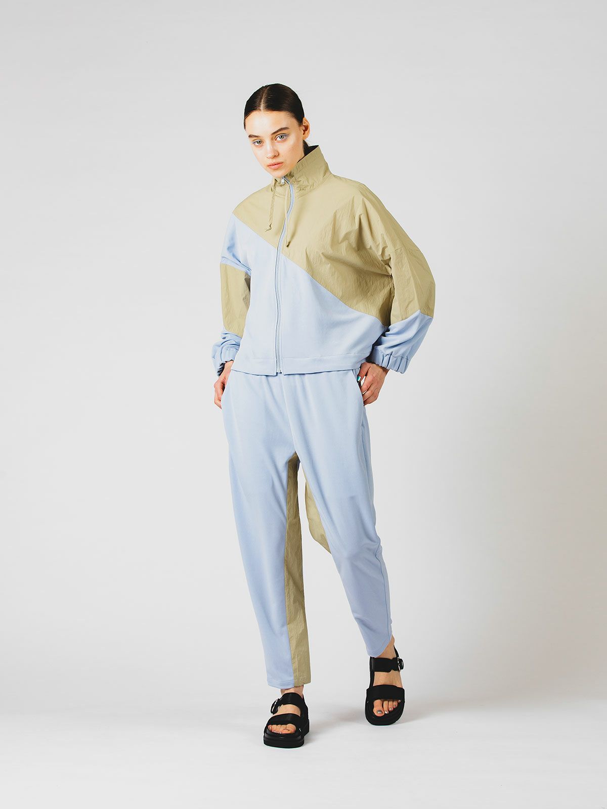 bicolor track jacket