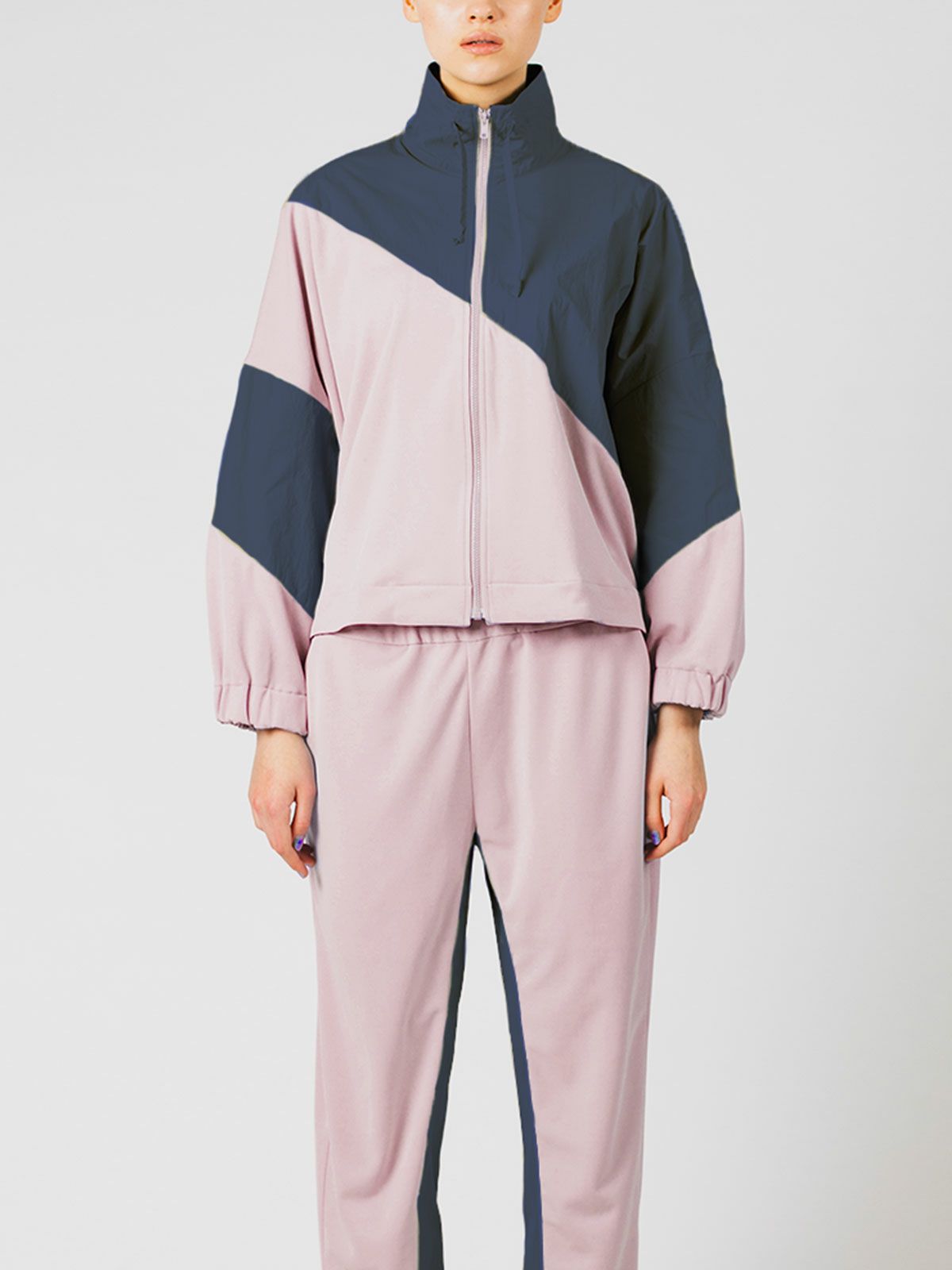 bicolor track jacket