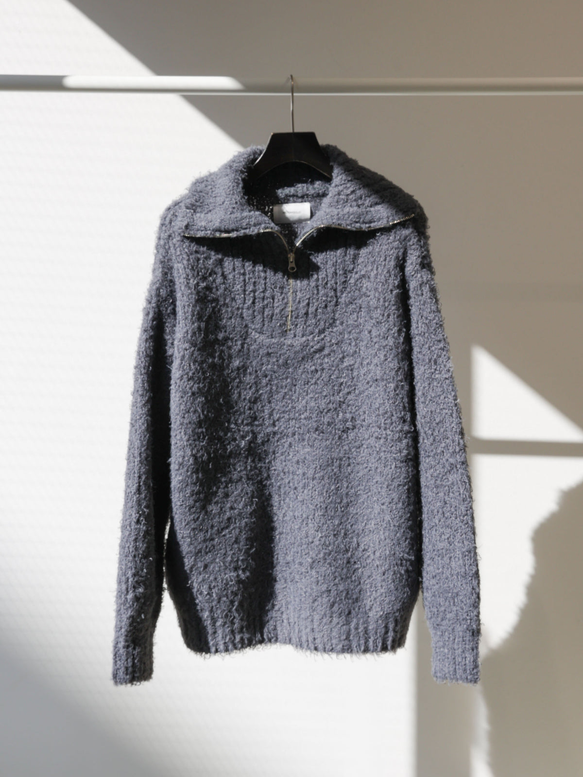 cloud loop zip knit