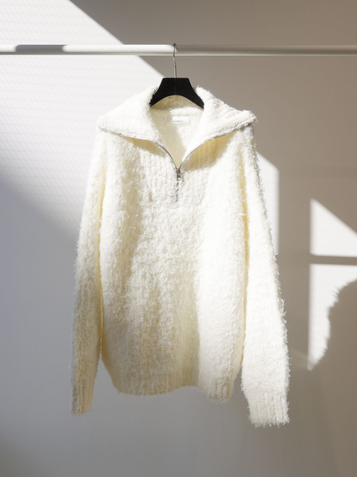 cloud loop zip knit