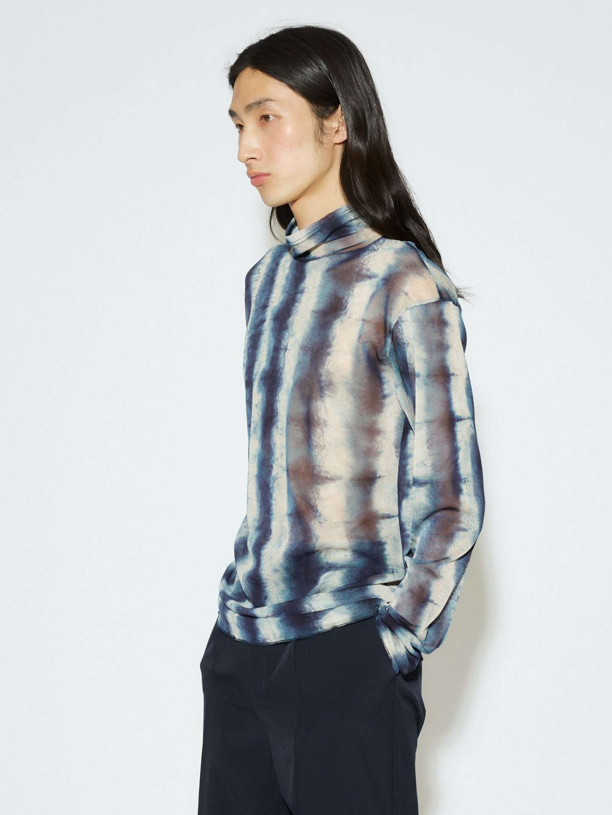 Men’s ハイネックチュールプルオーバー