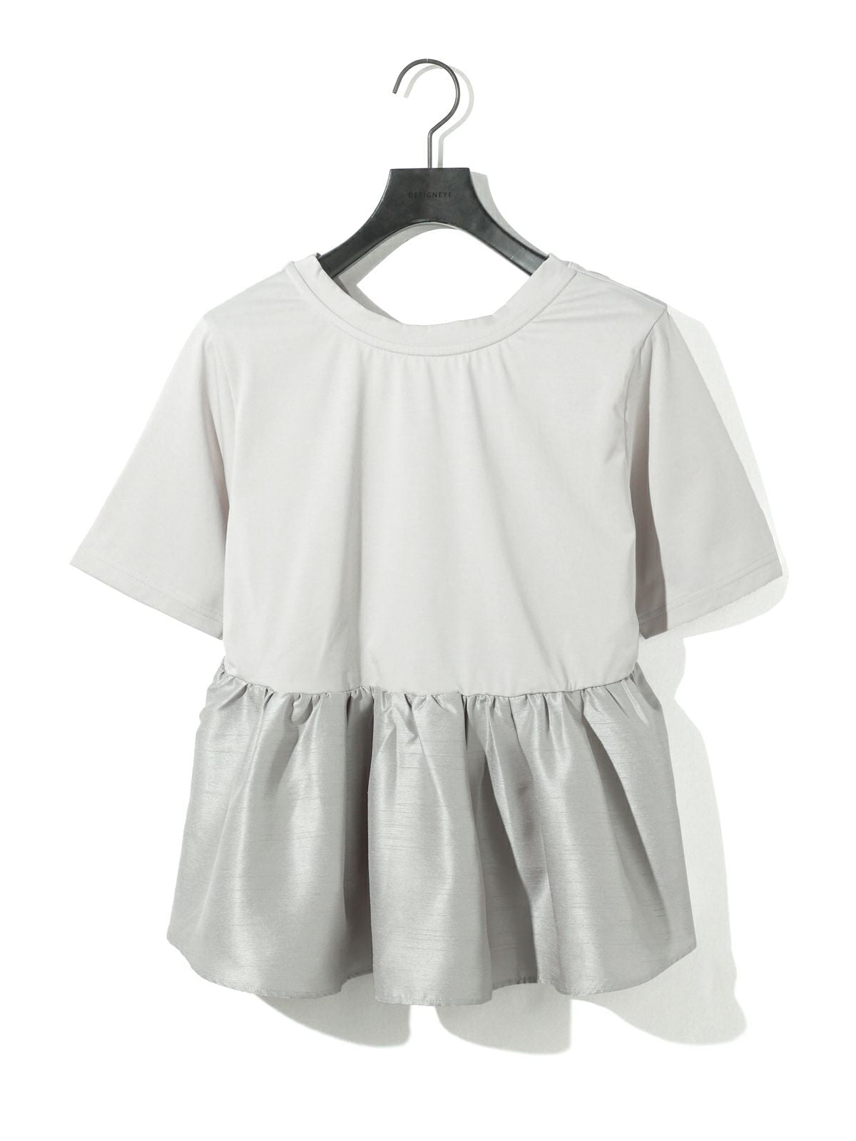 woven switching 2way peplum