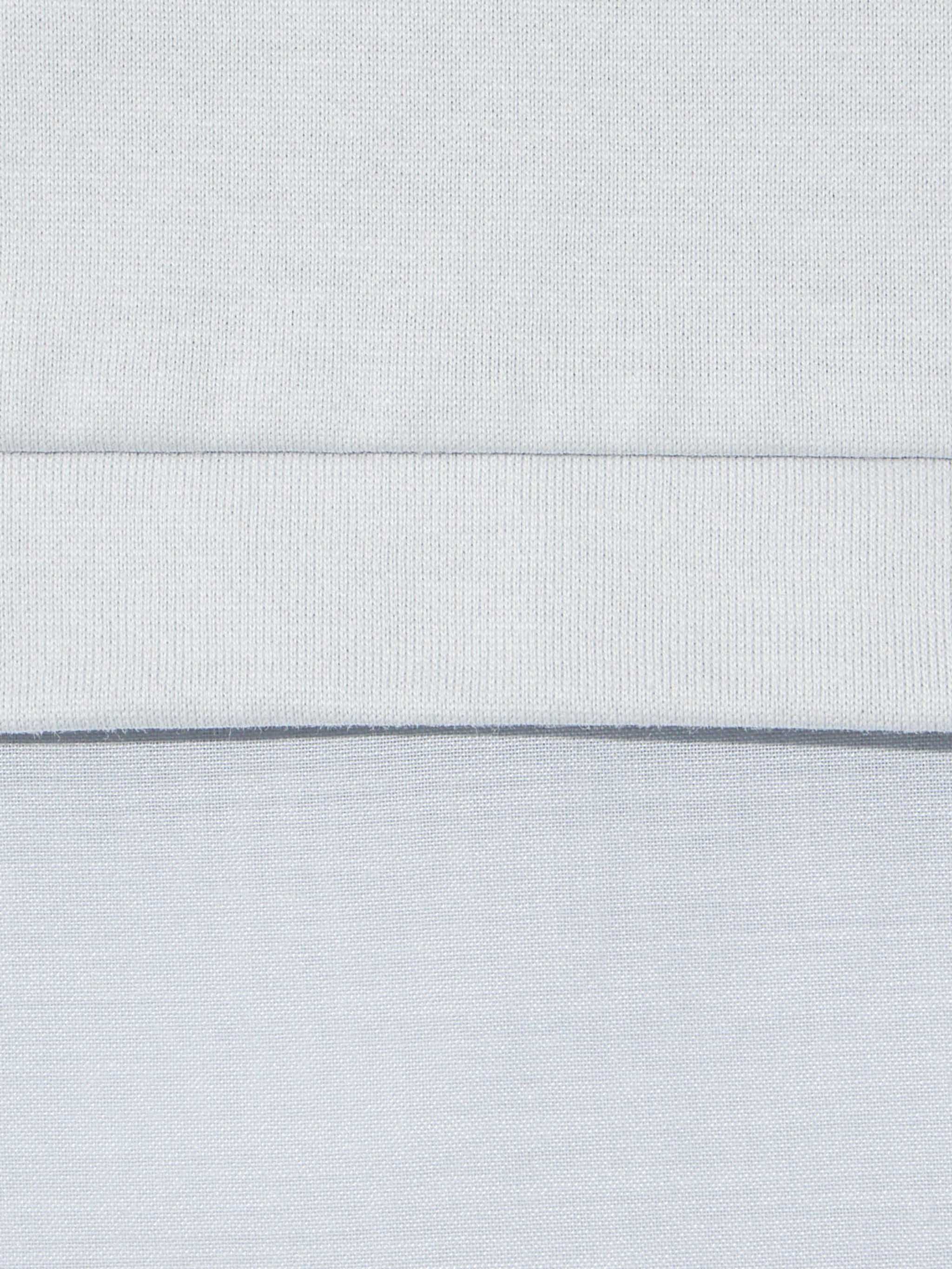 sheer mixed fabric T