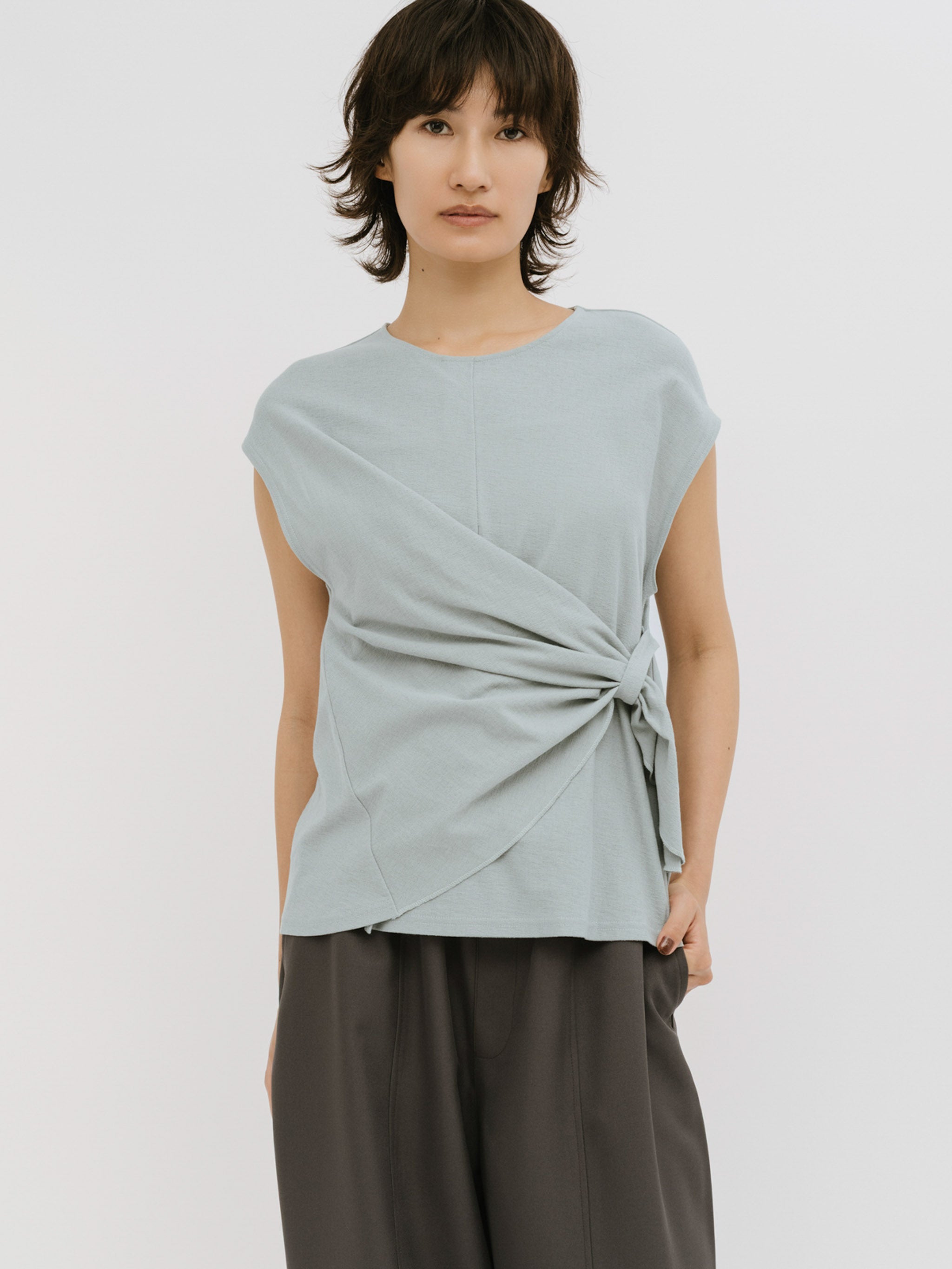 drape twist sleeveless