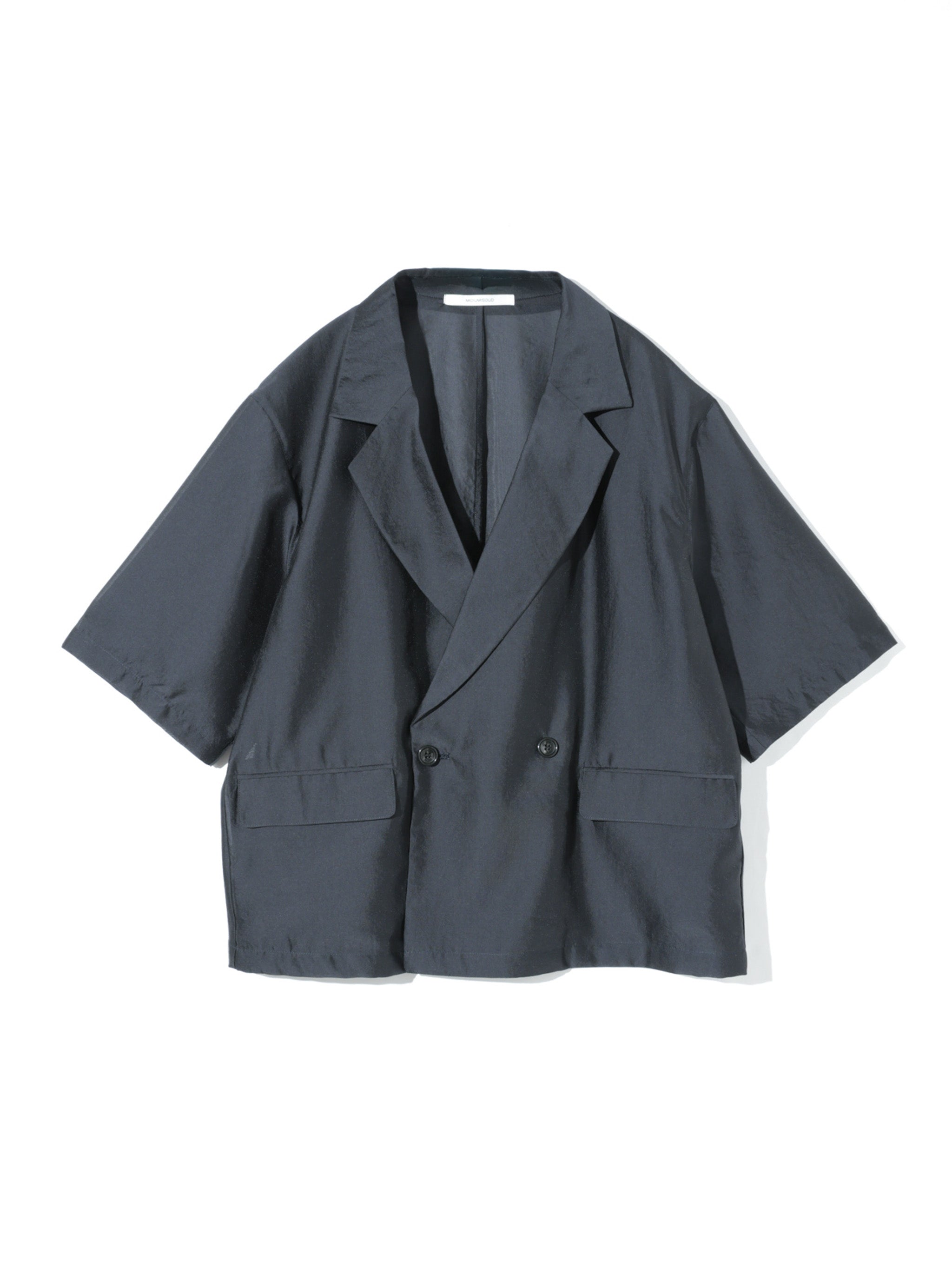 half sleeve sheer double jacket