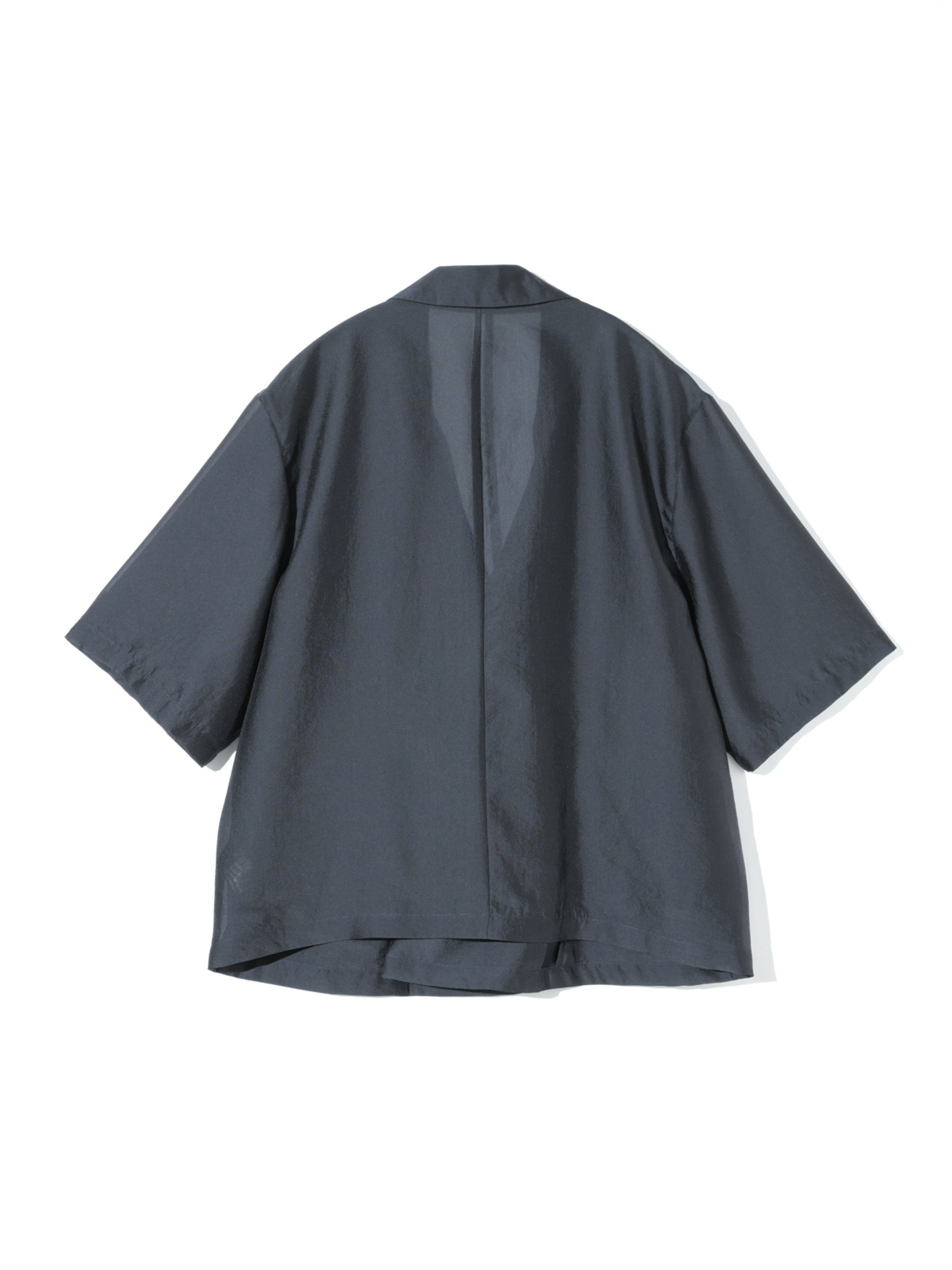 half sleeve sheer double jacket