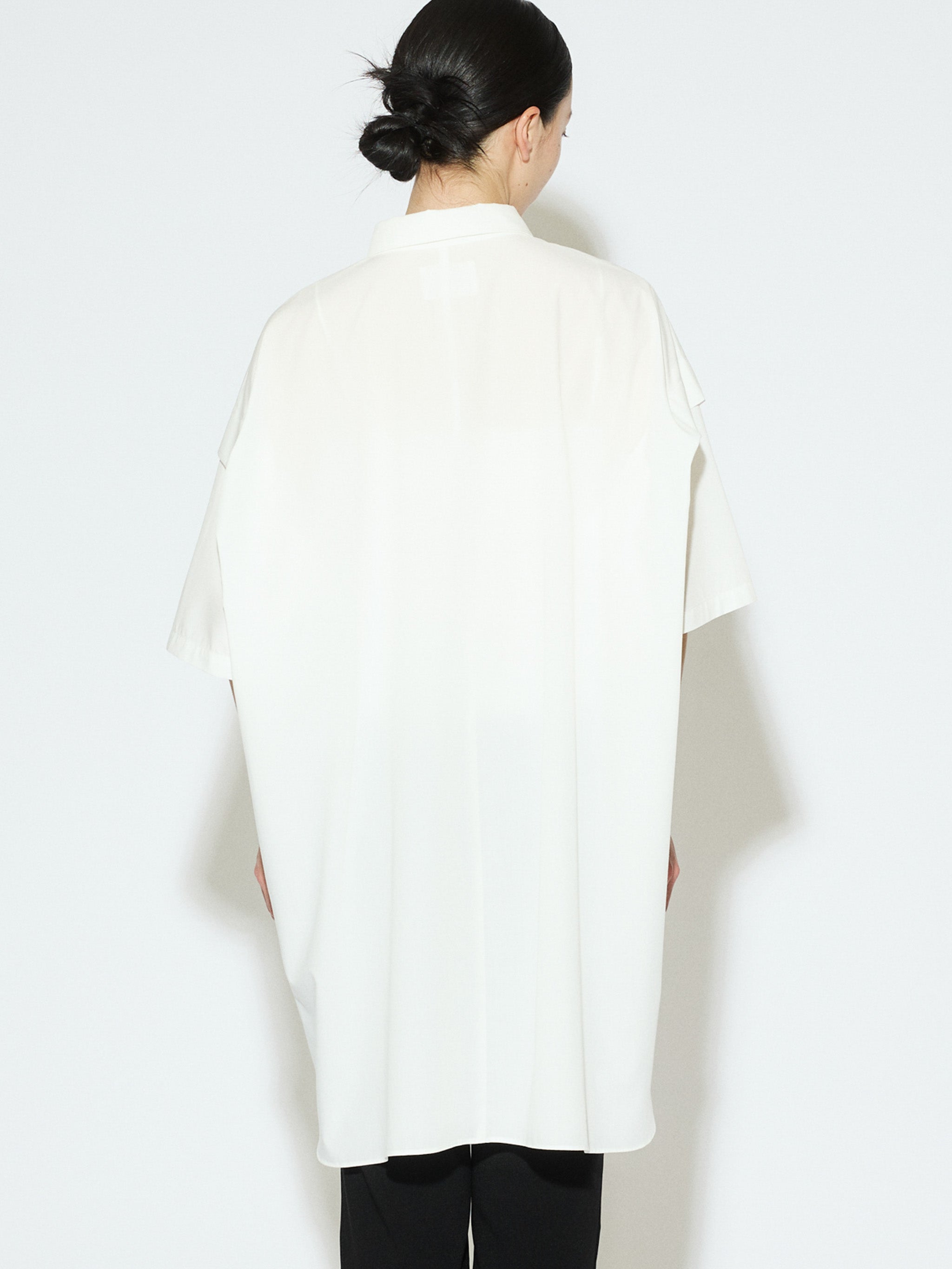 tucked shoulder wide shirt