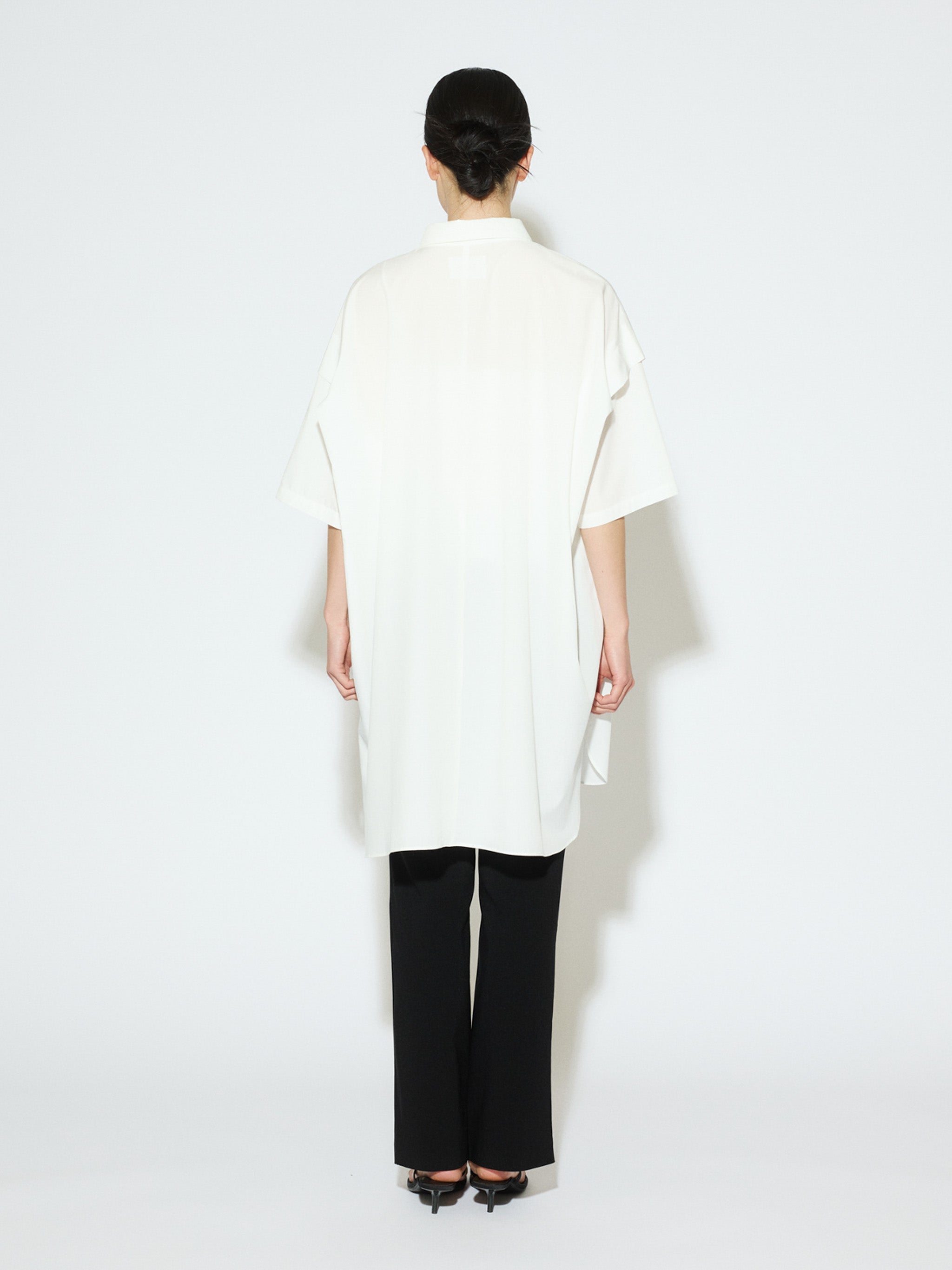 tucked shoulder wide shirt