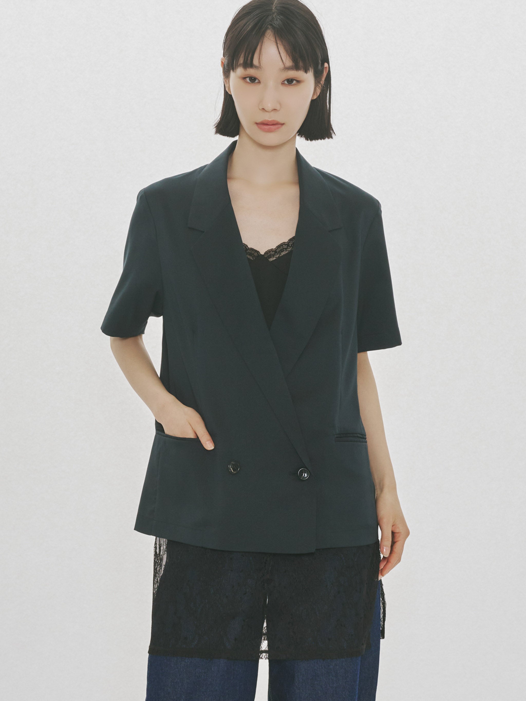half sleeve jacket