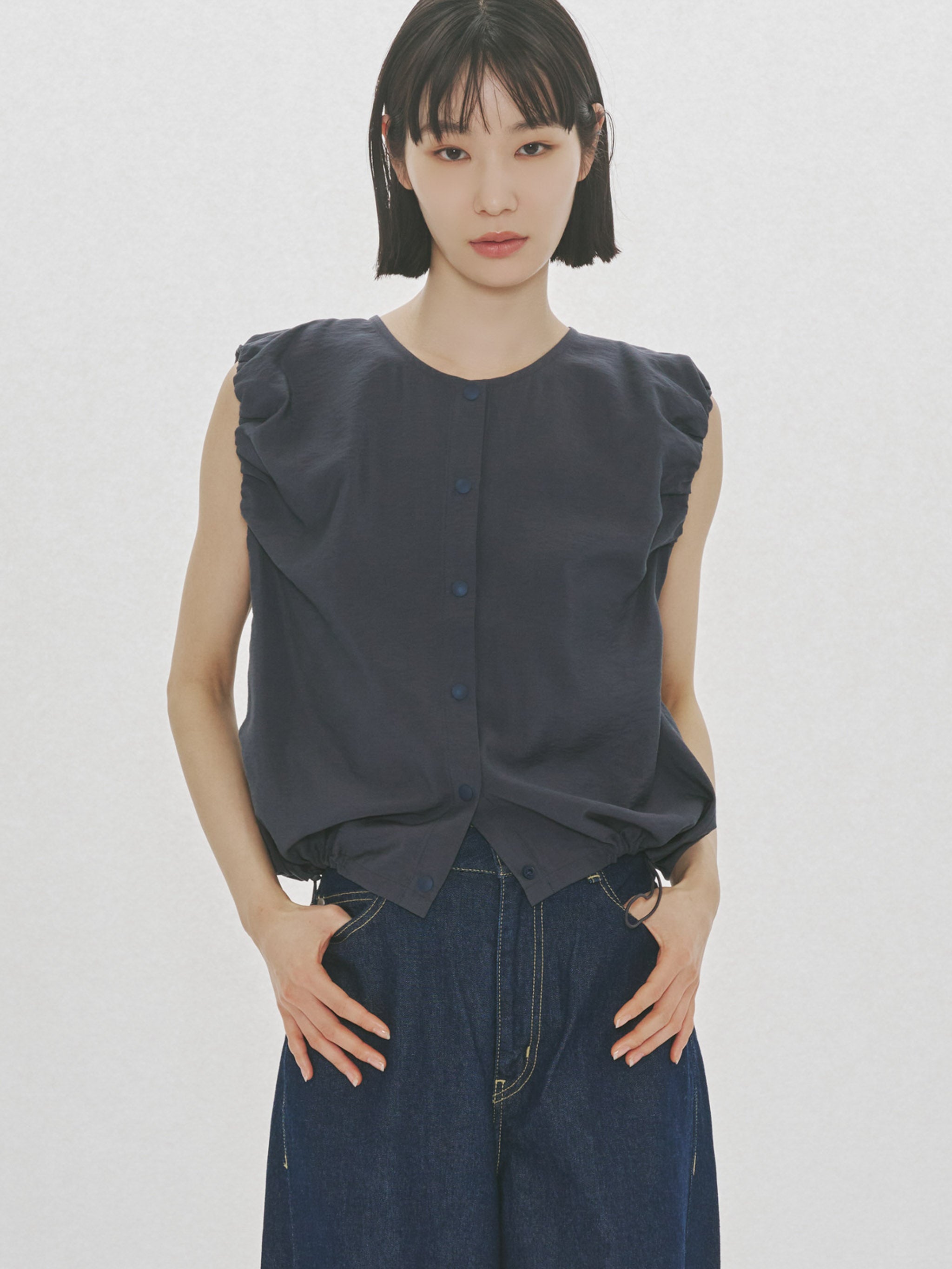 poplin volume vest