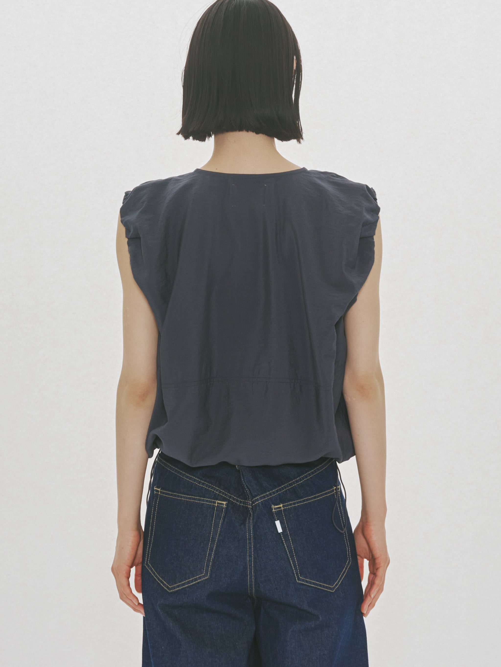 poplin volume vest
