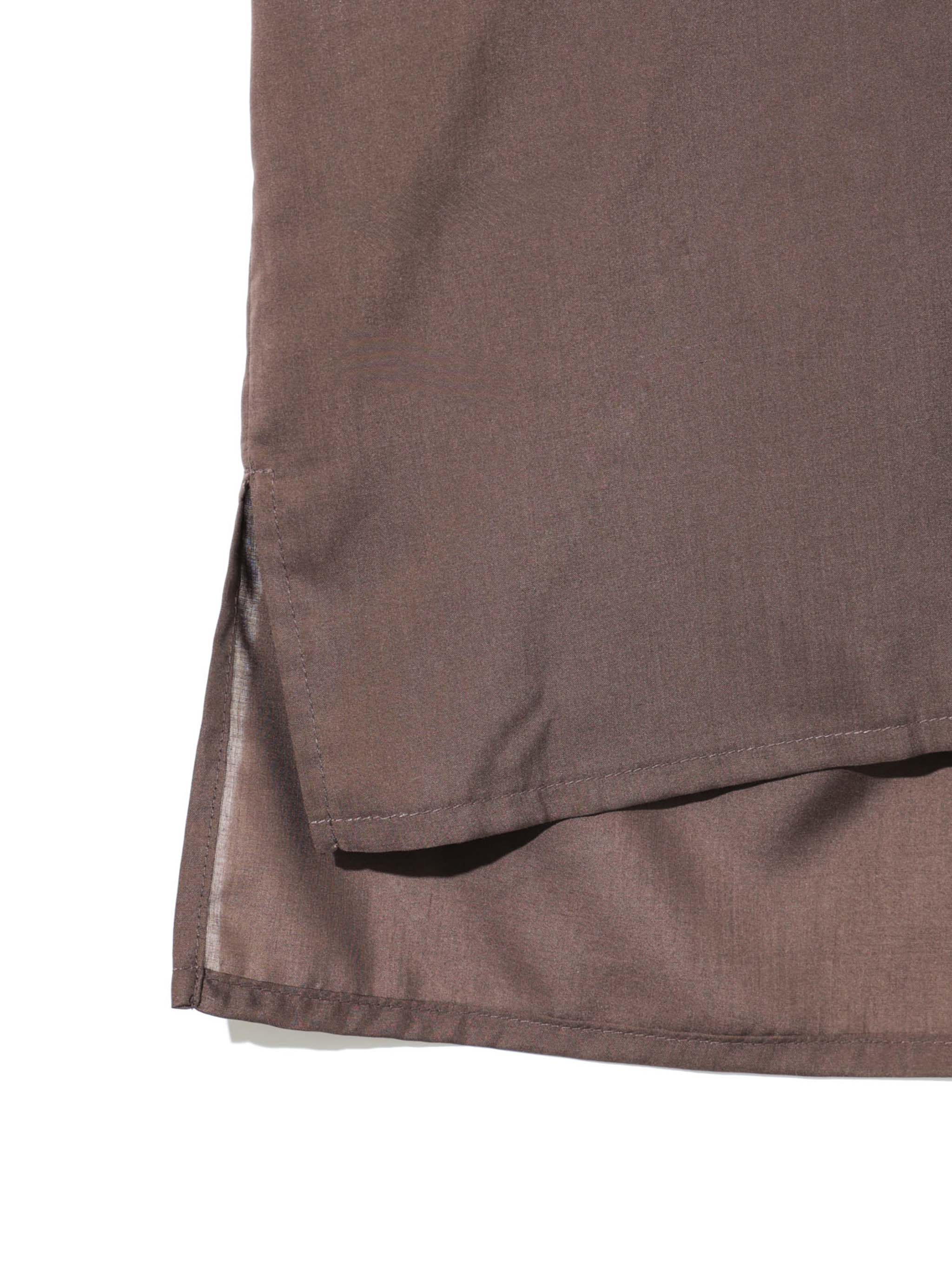 hooded tie wide pullover