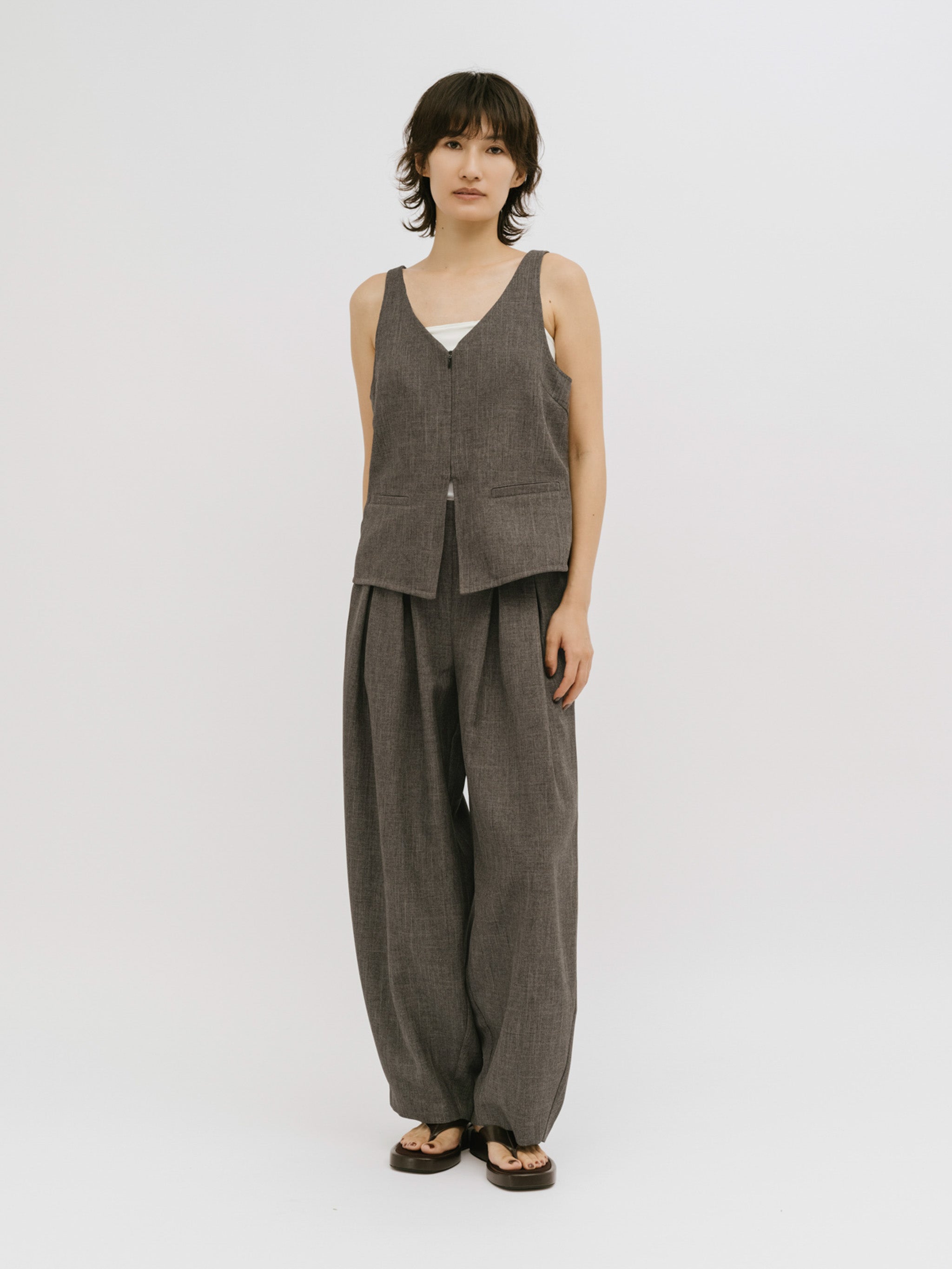 bustier like gilet