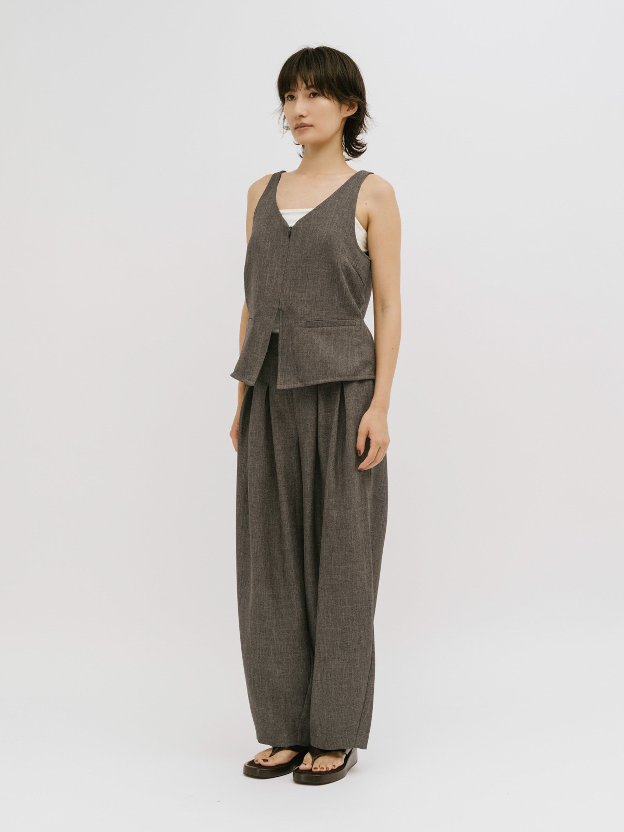 bustier like gilet