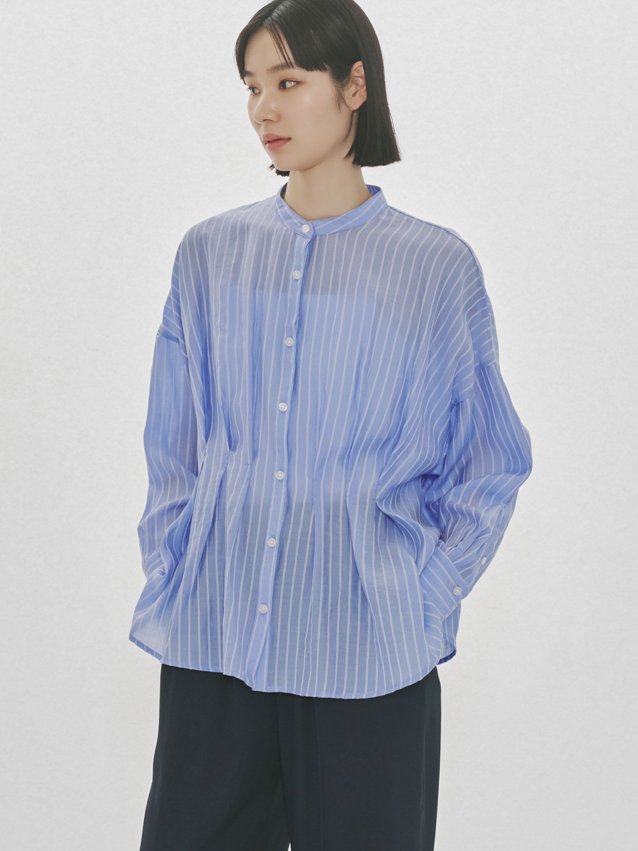 tucked blouse