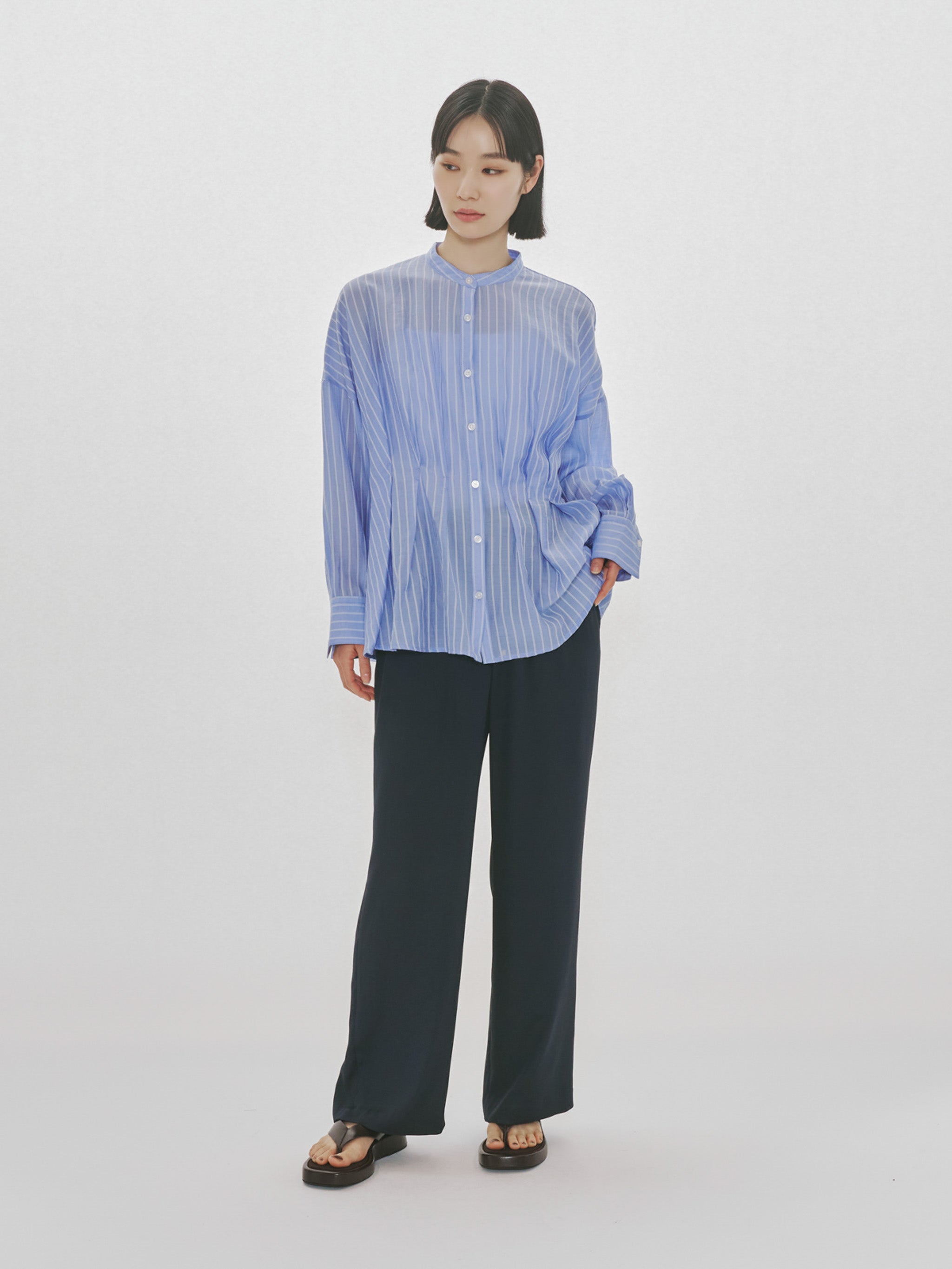 tucked blouse