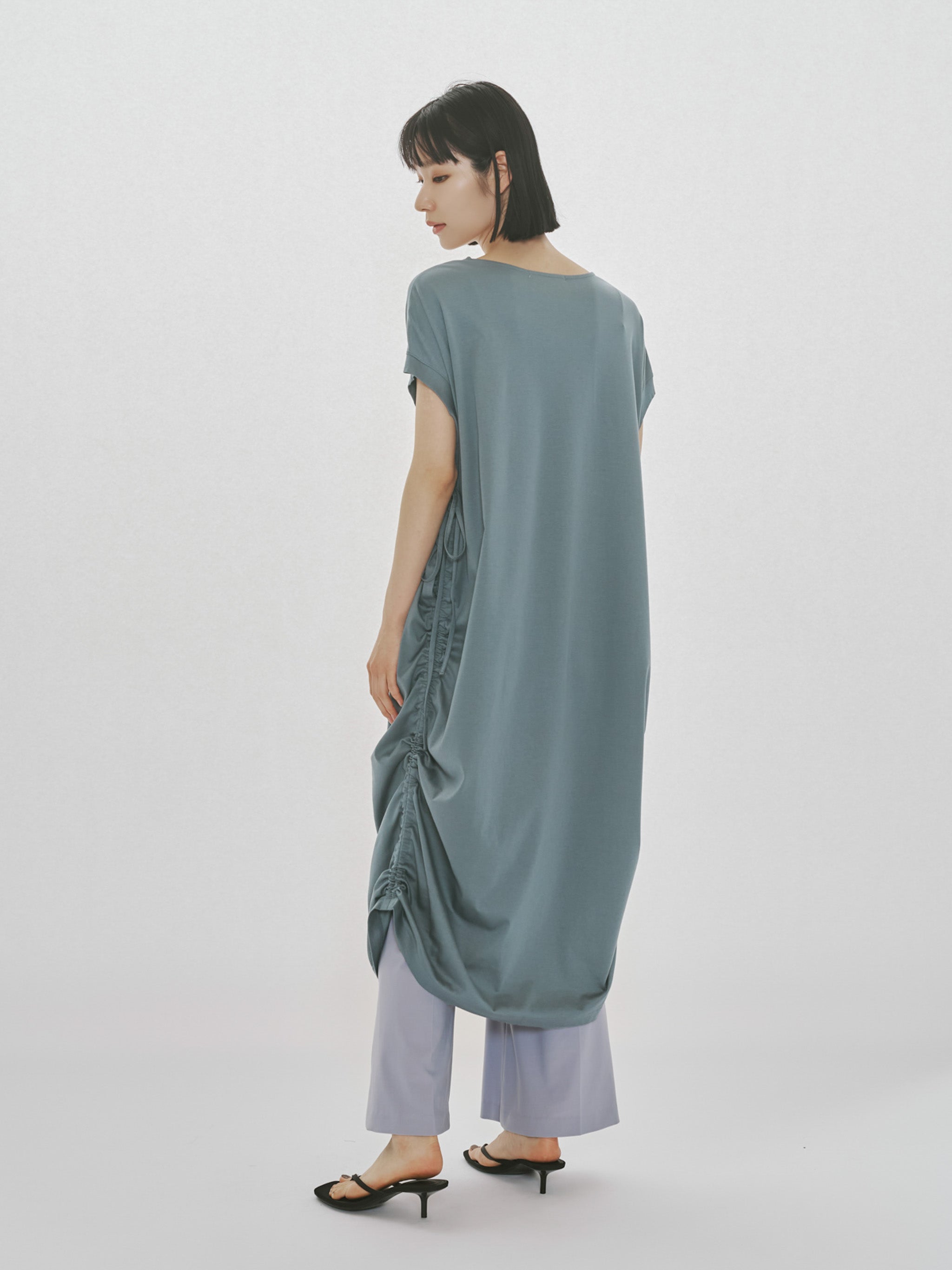 drawstring jersey one-piece