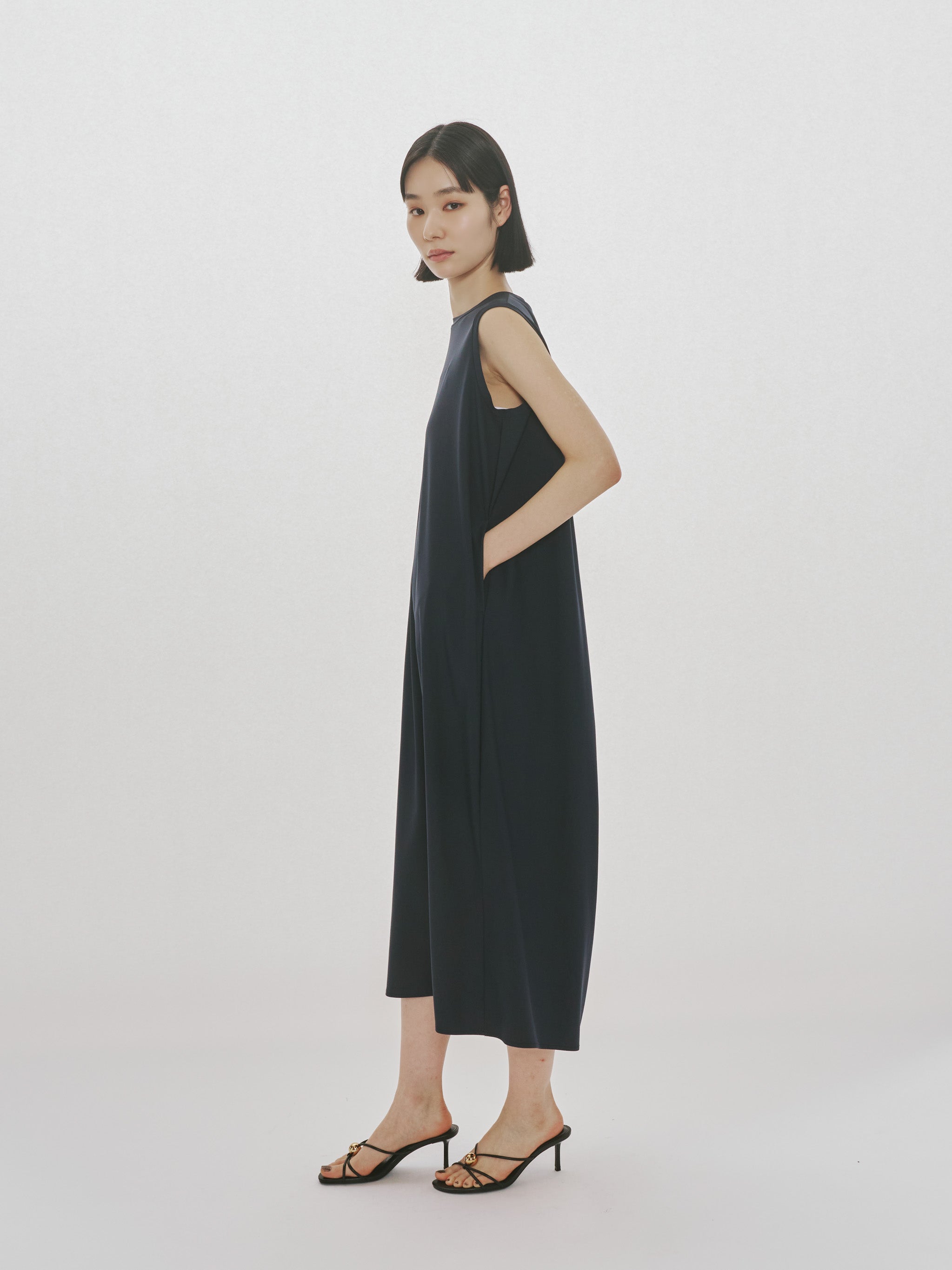 essential back tuck dress
