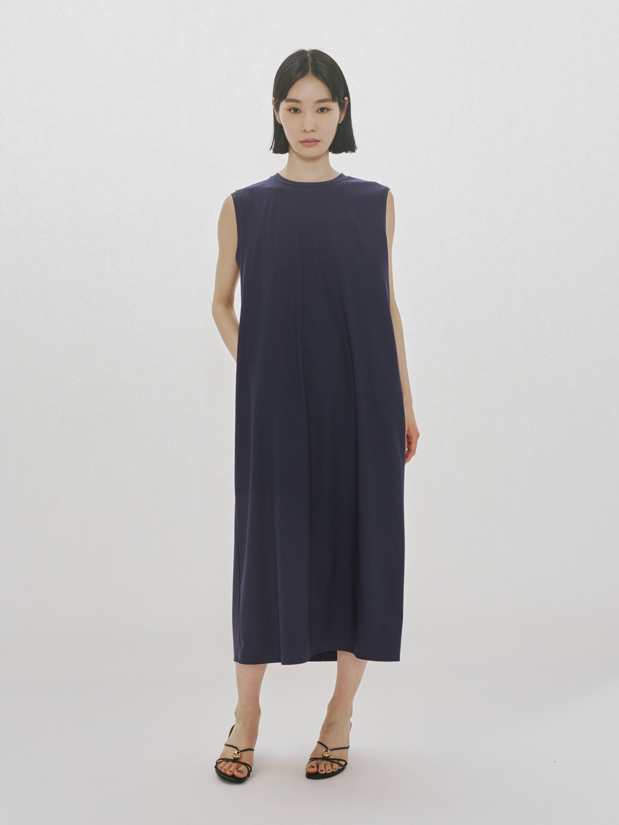 essential back tuck dress