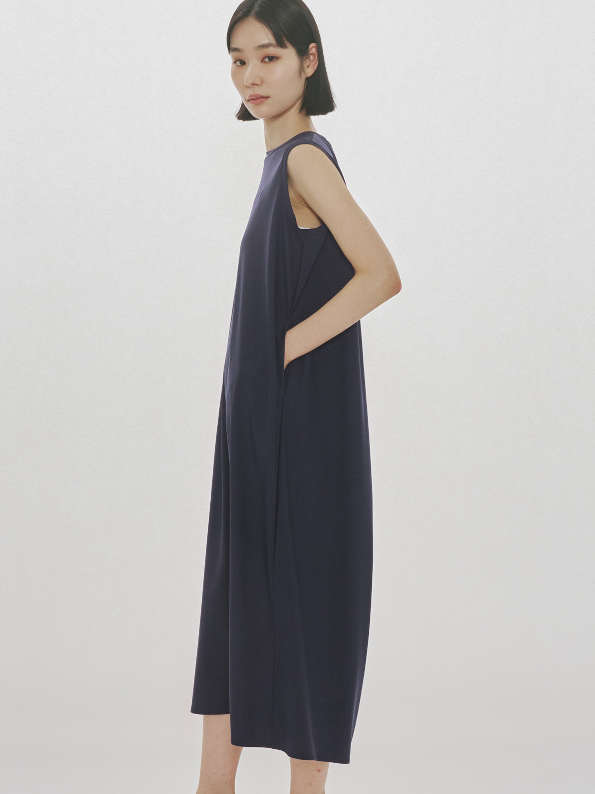 essential back tuck dress