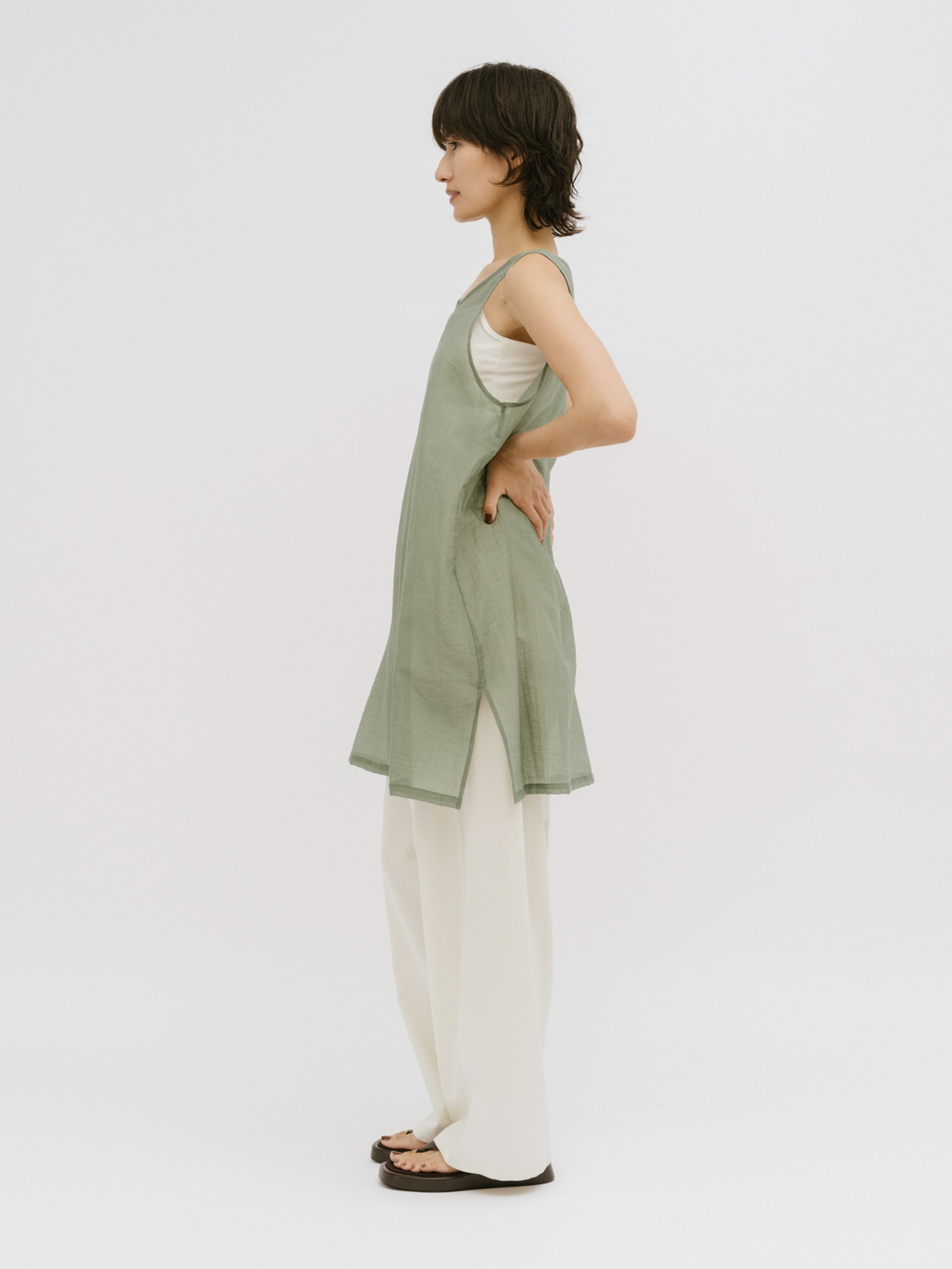 layered sheer onepiece