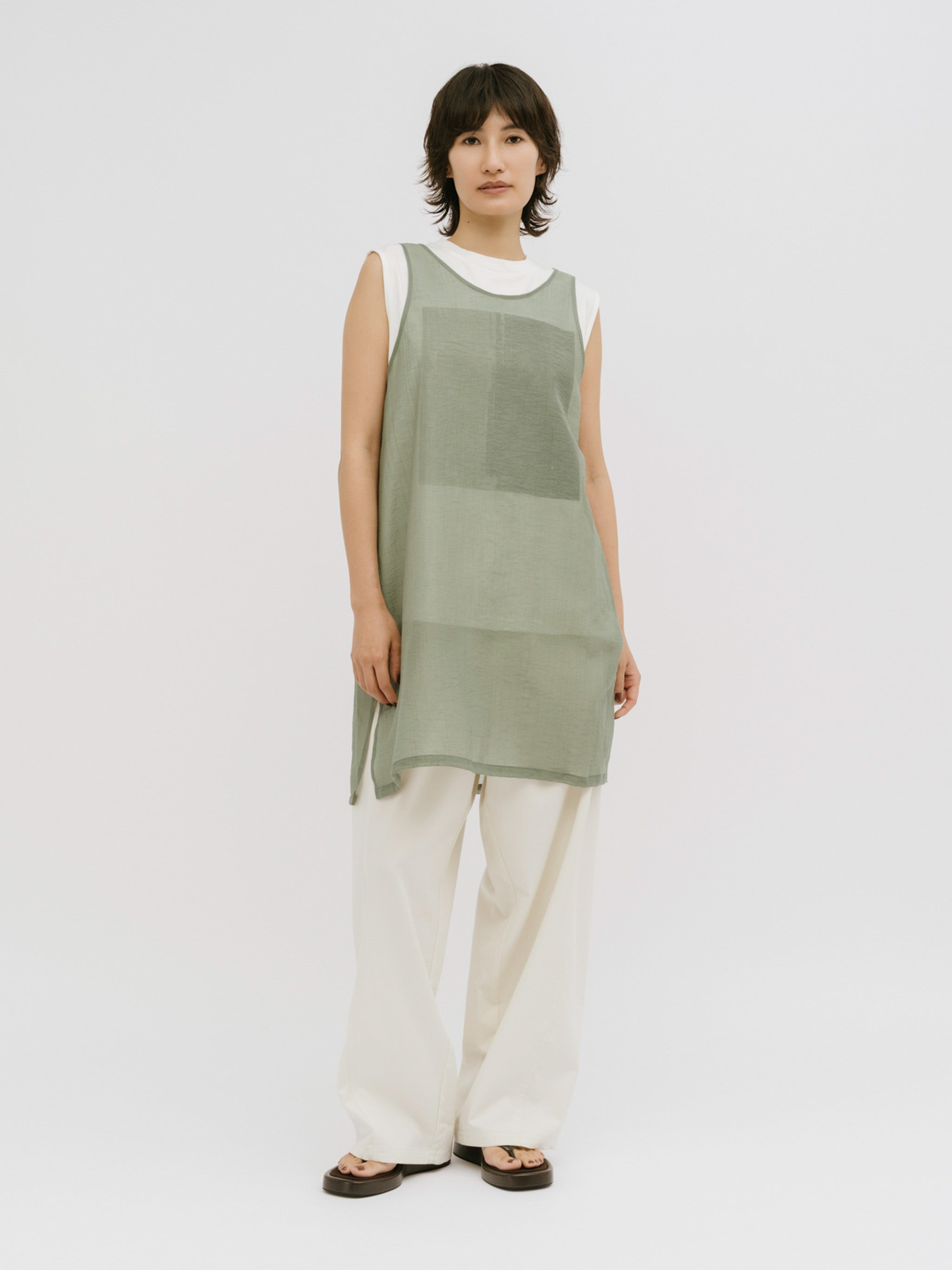 layered sheer onepiece