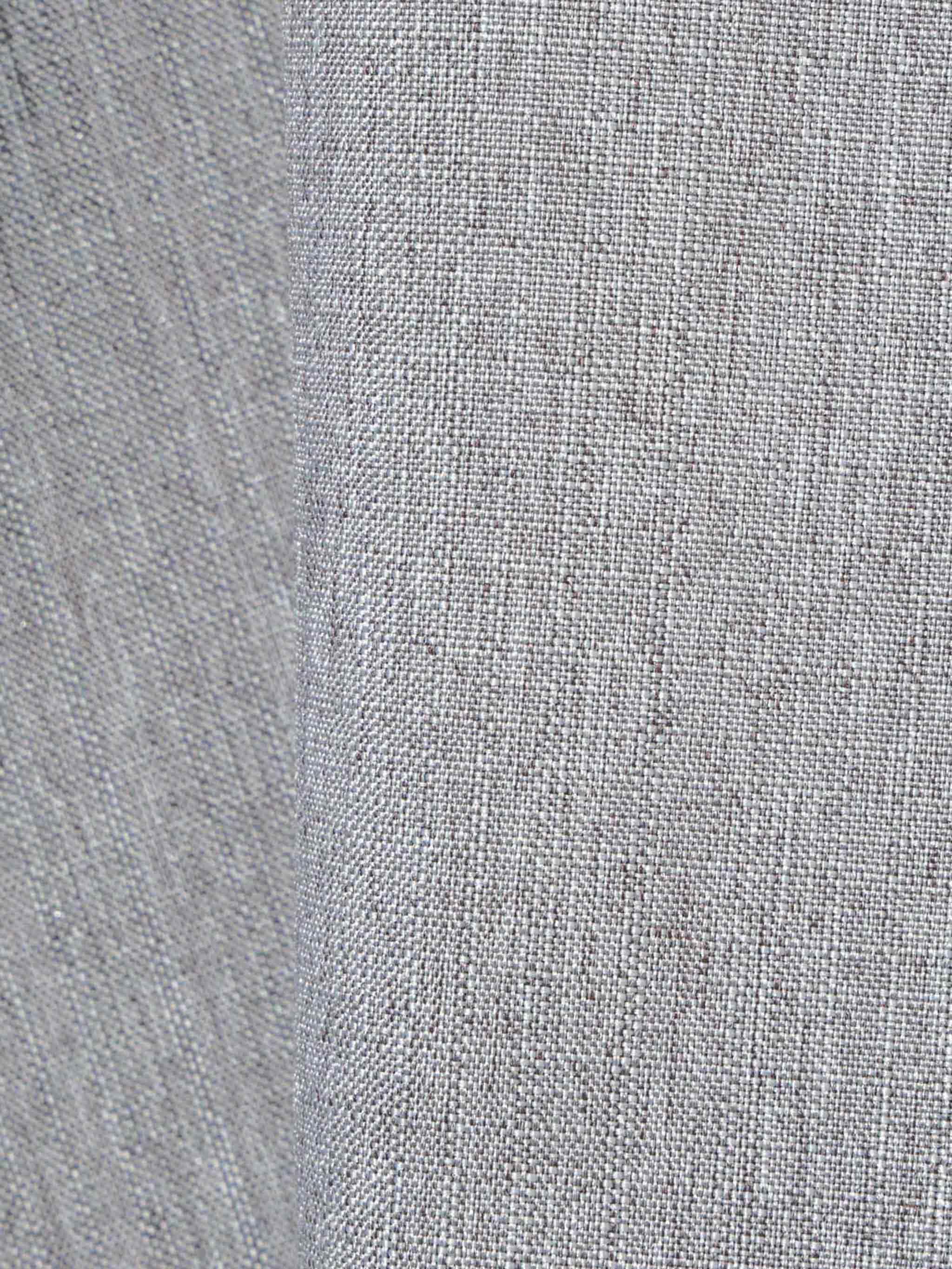 linen like V neck flare one-piece