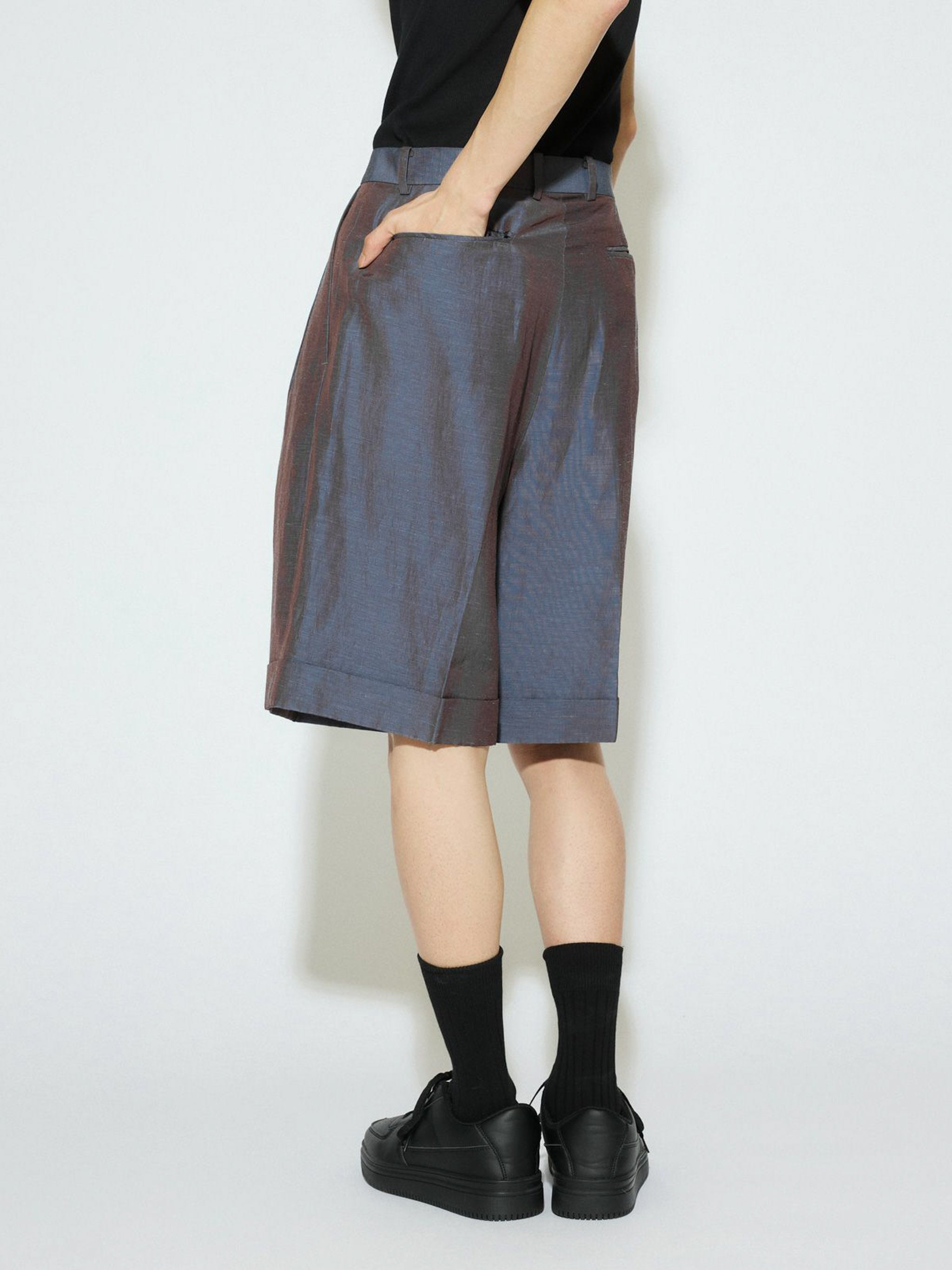 Men’s ワイドショートスラックス
