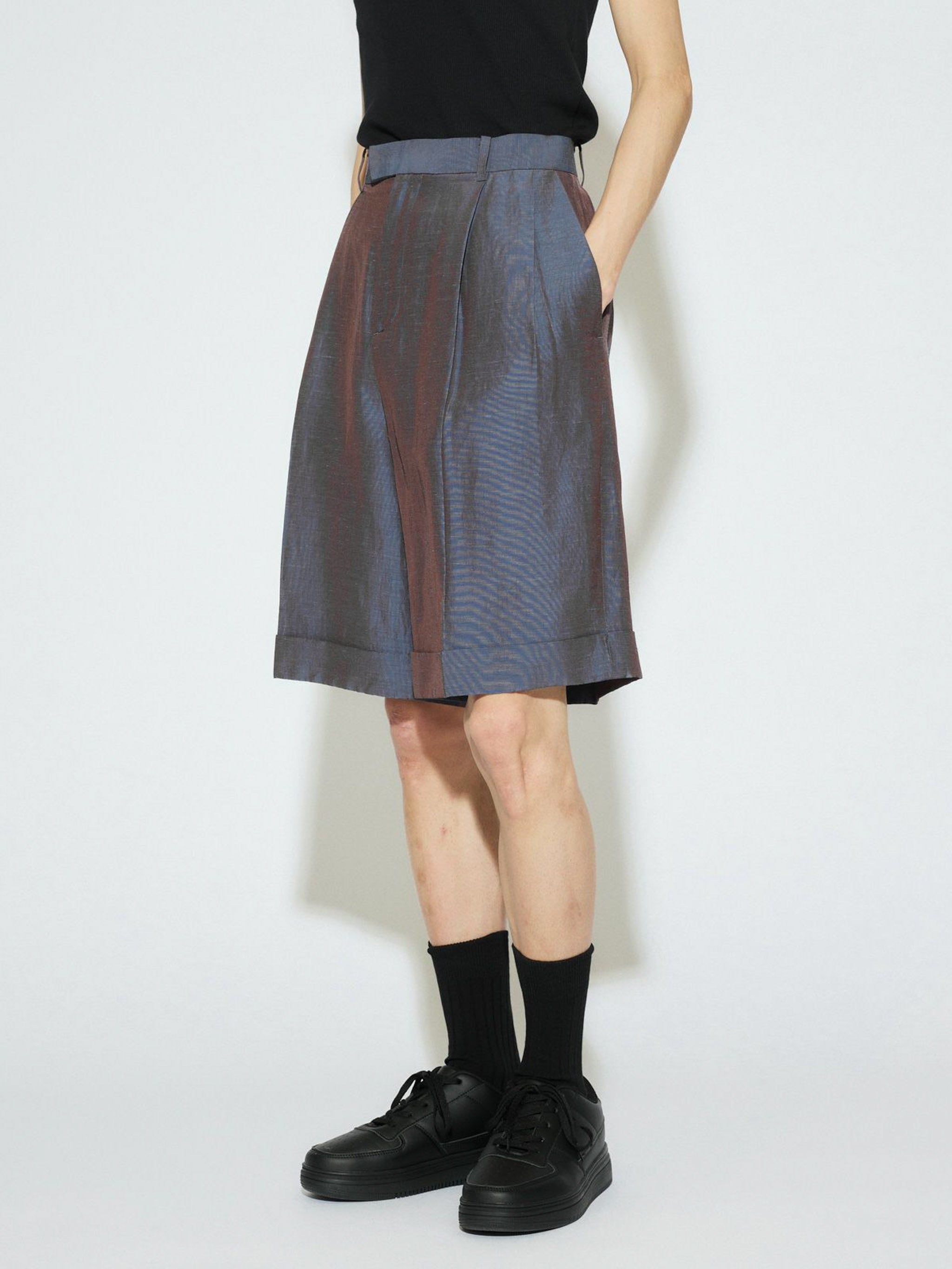 Men’s ワイドショートスラックス