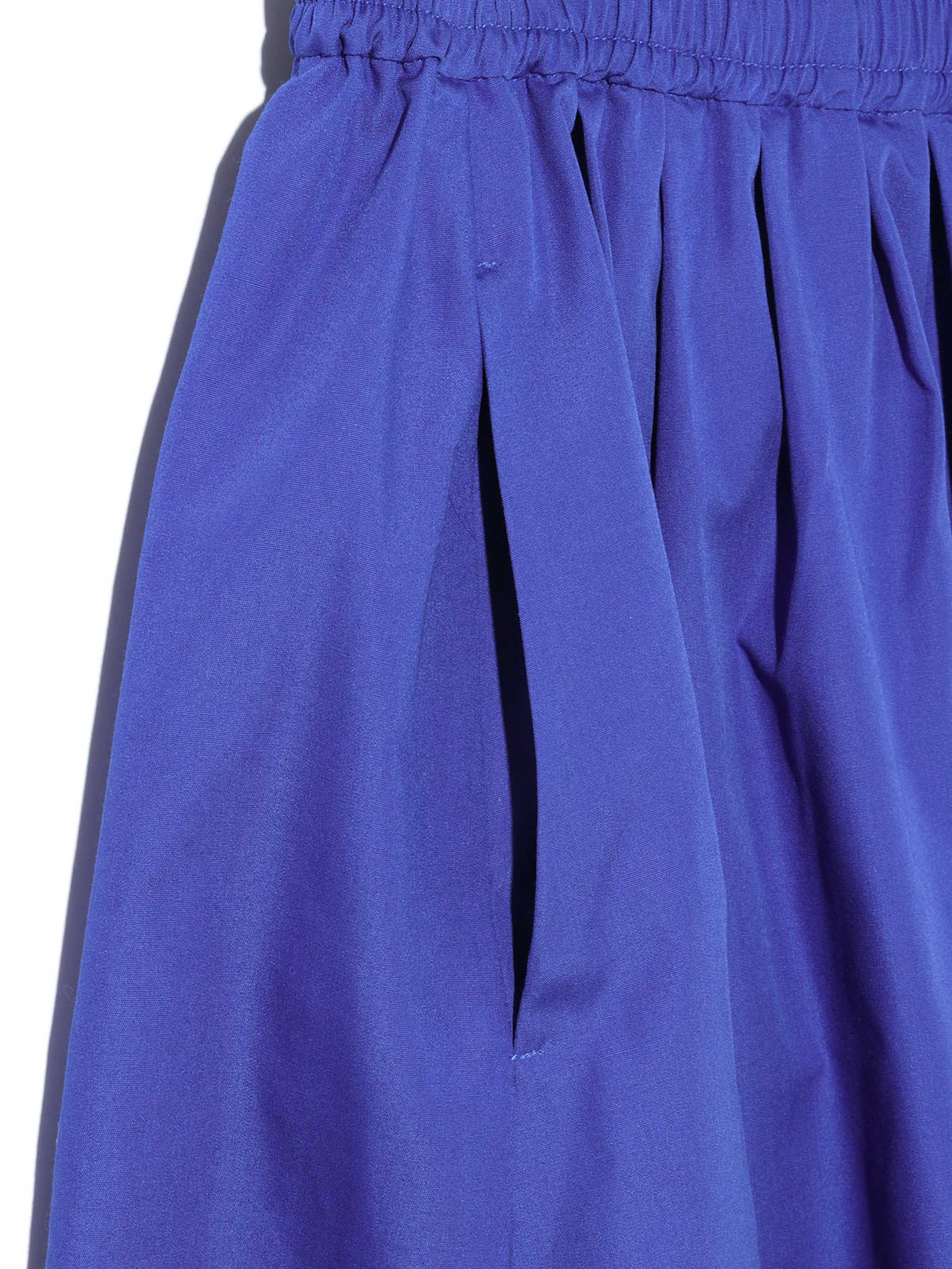 tucked gather volume skirt