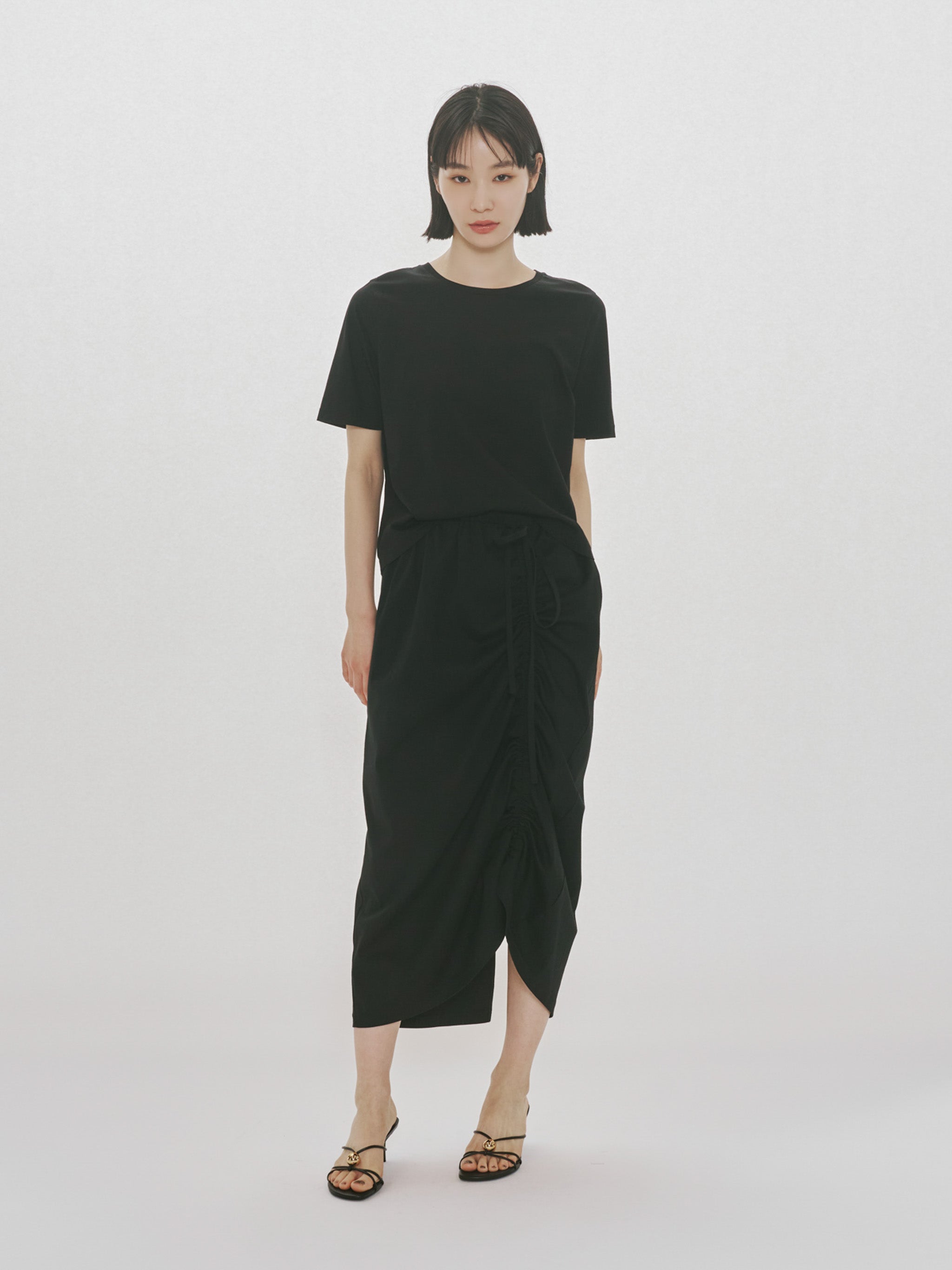 drawstring skirt