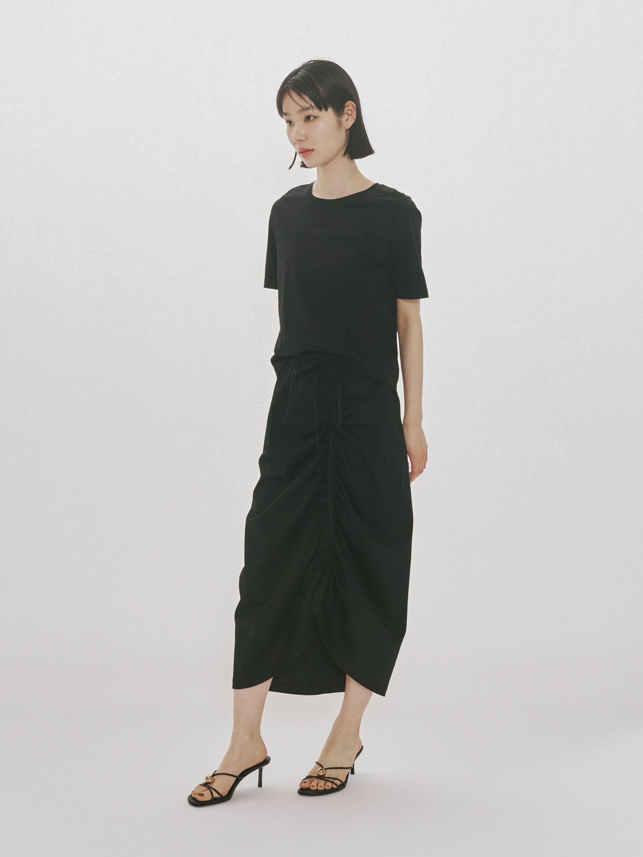 drawstring skirt