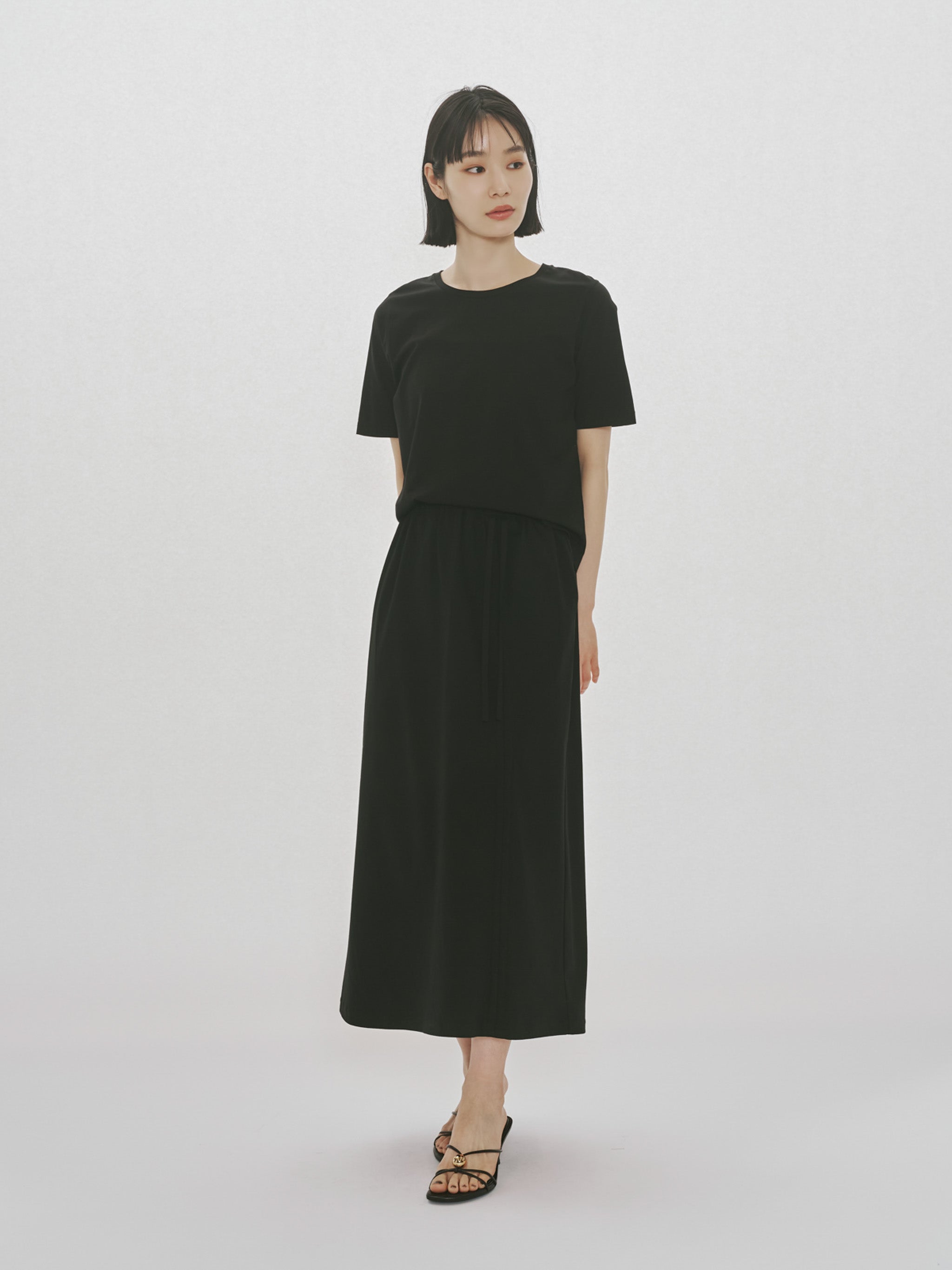 drawstring skirt