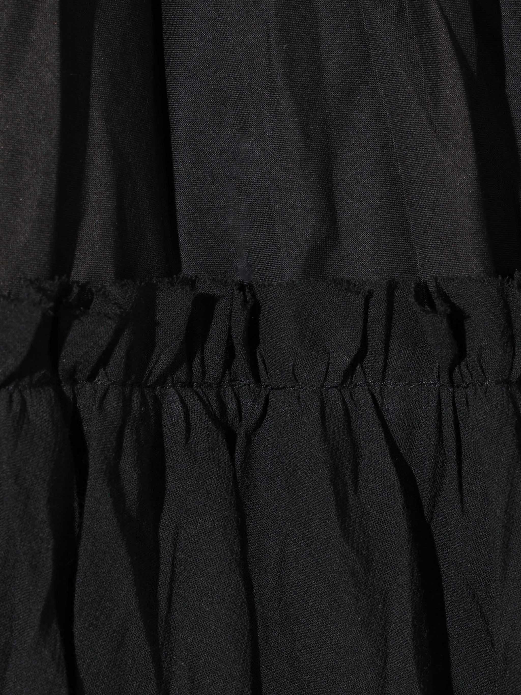 sheer tiered skirt