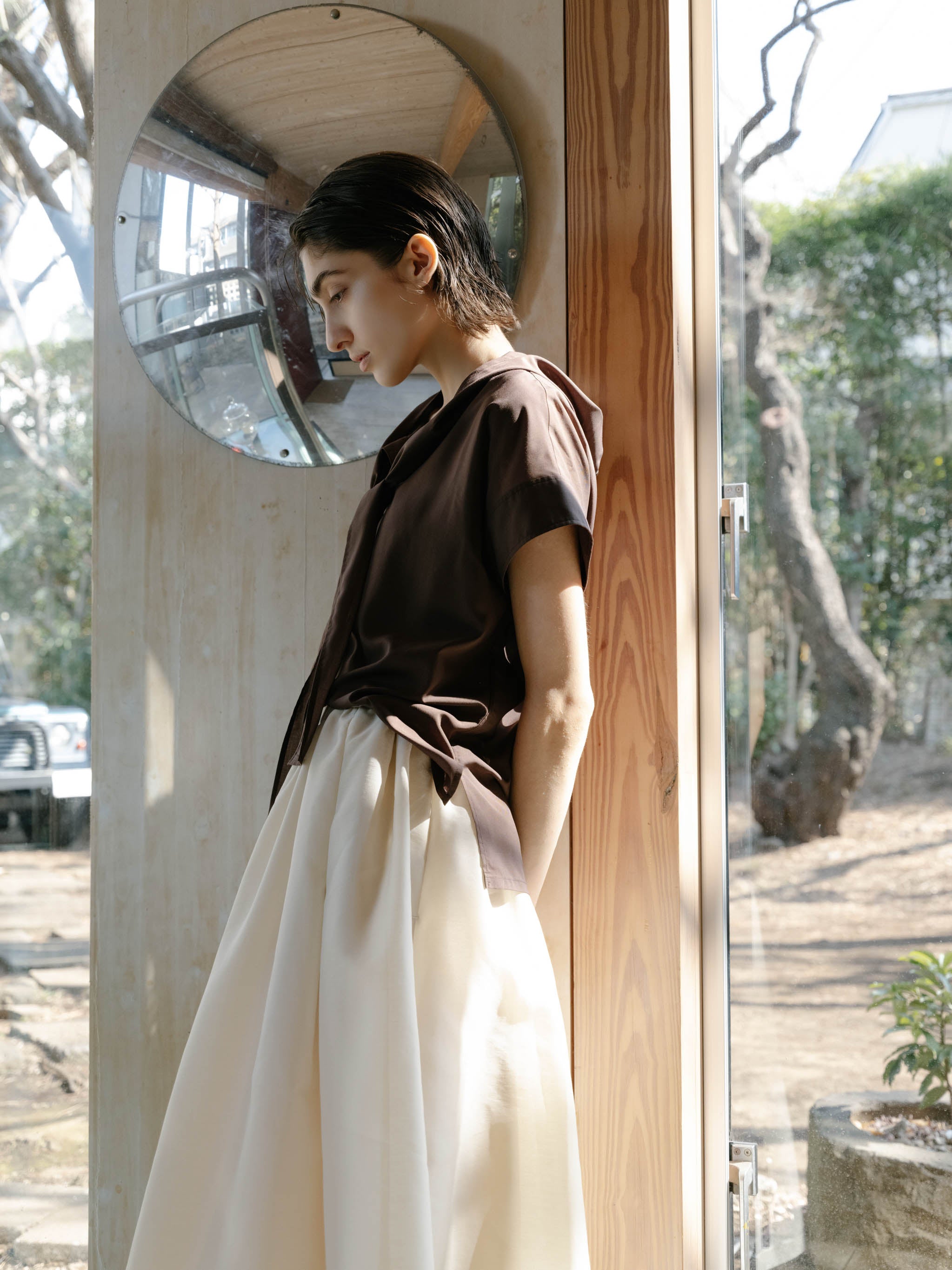 hooded tie wide P/O