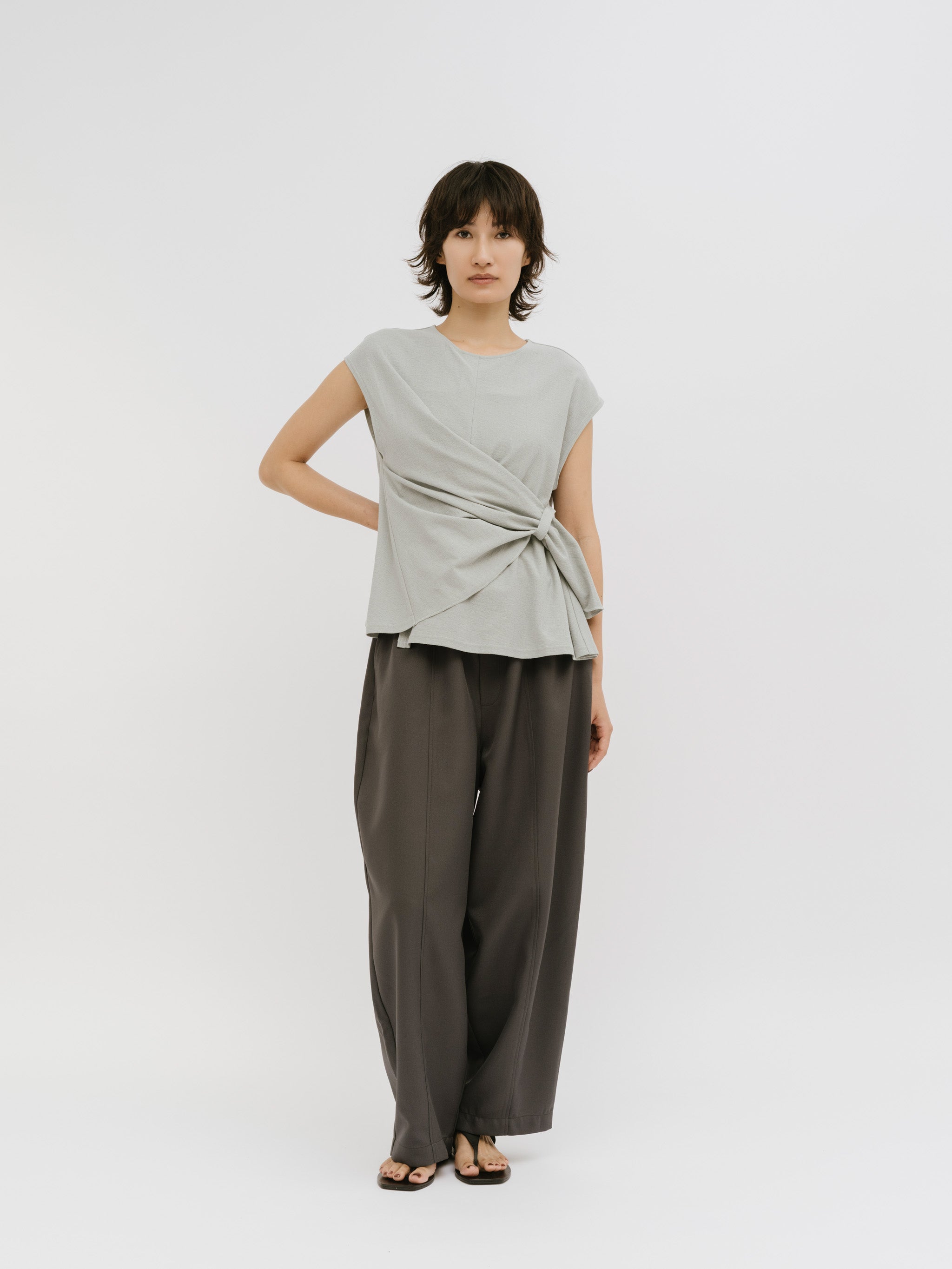 drape twist sleeveless