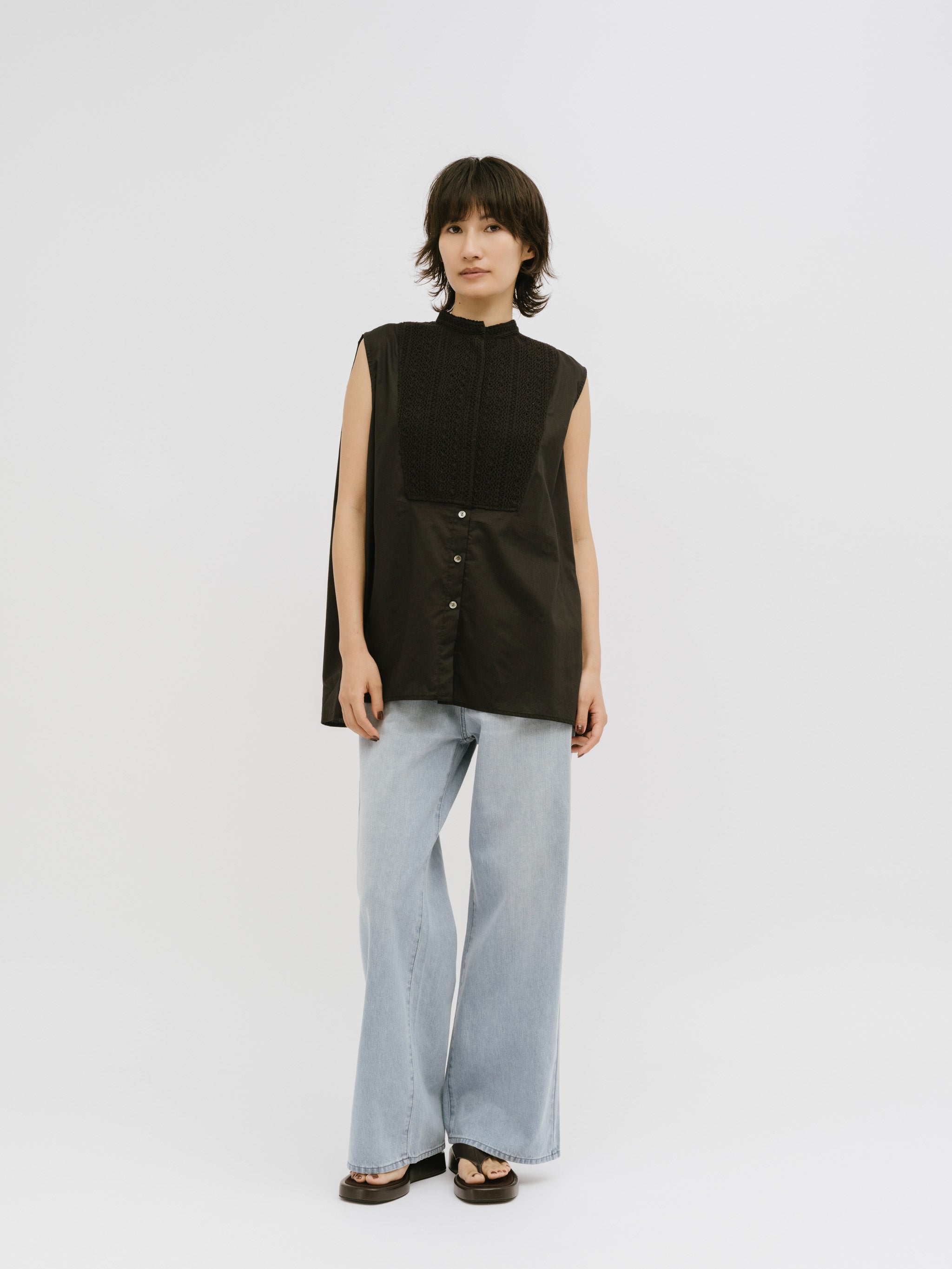 wide shirts with lace