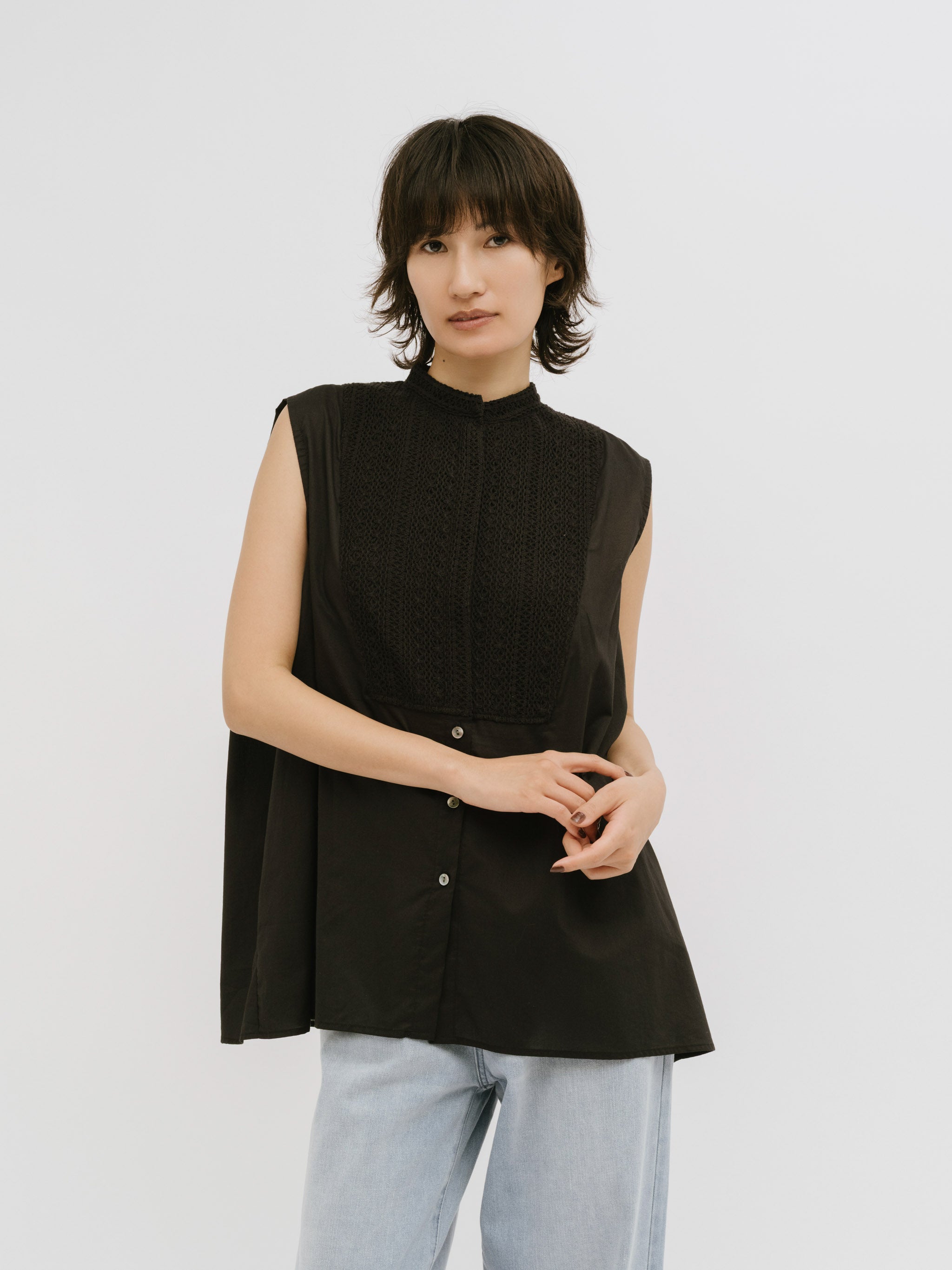 wide shirts with lace
