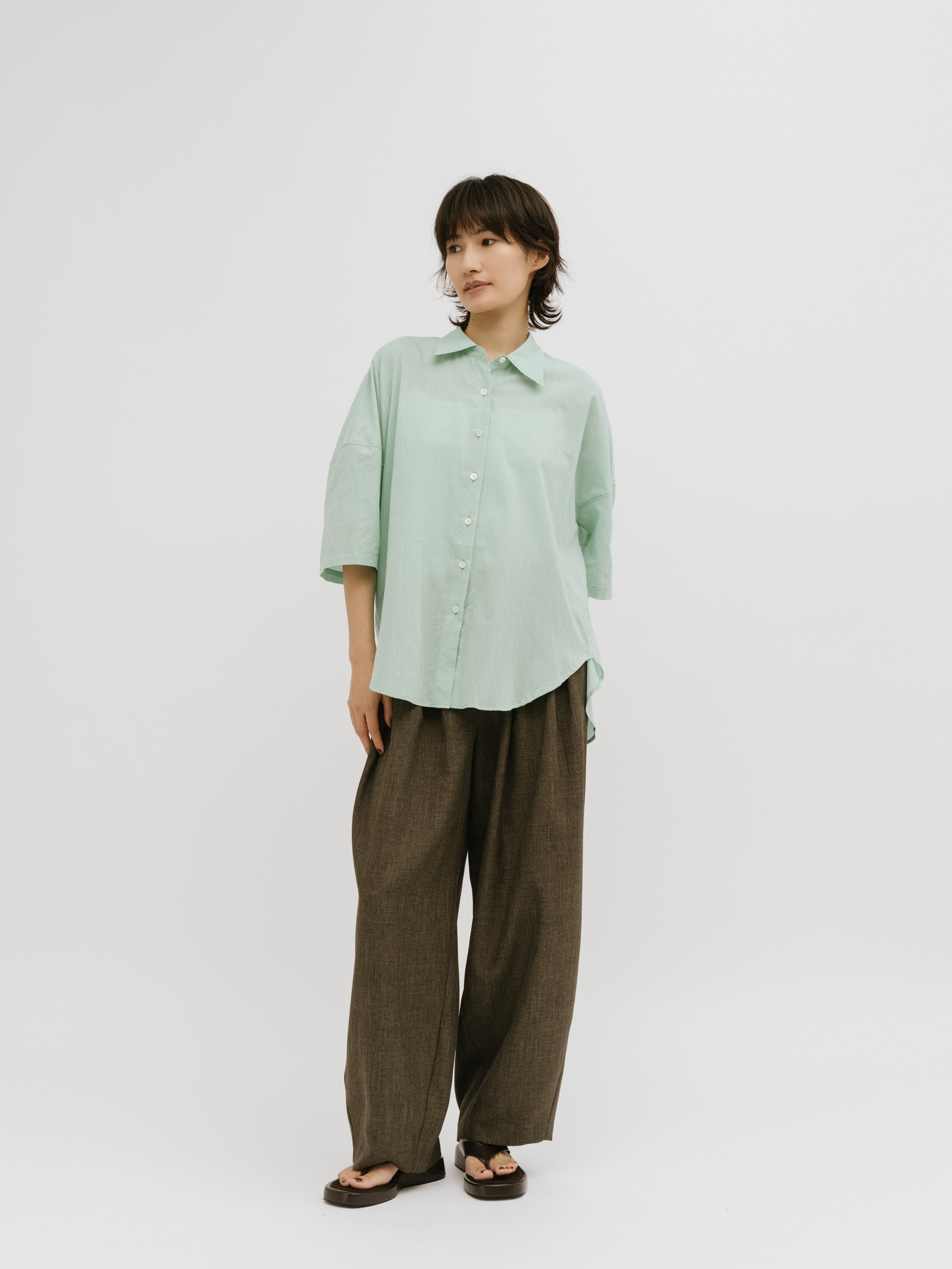 surface cocoon sleeve shirt