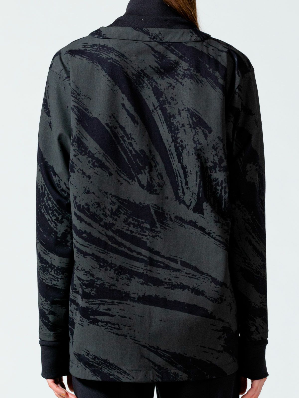 トリコットかすれプリントカーディガン(4-1109)