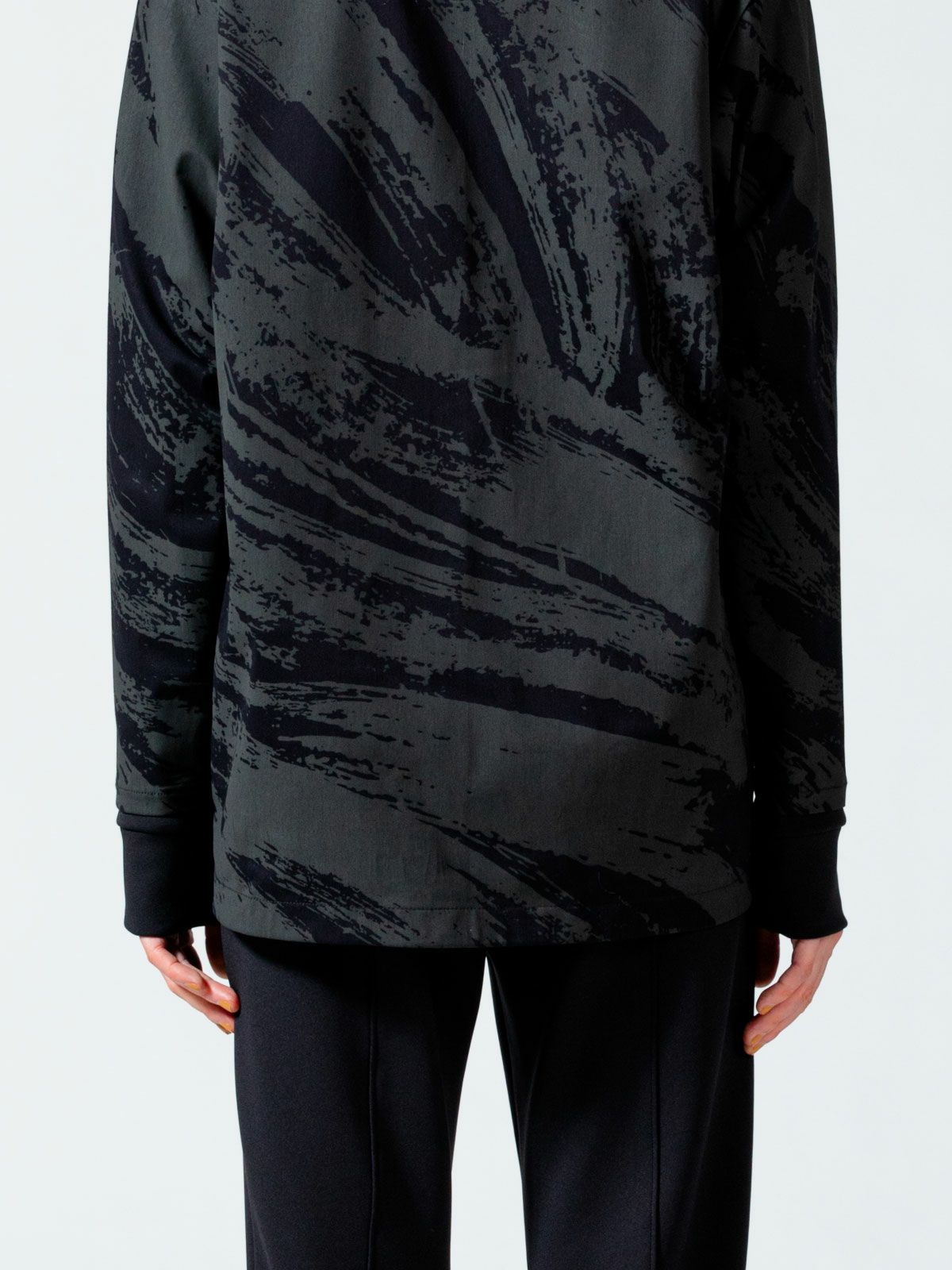 トリコットかすれプリントカーディガン(4-1109)