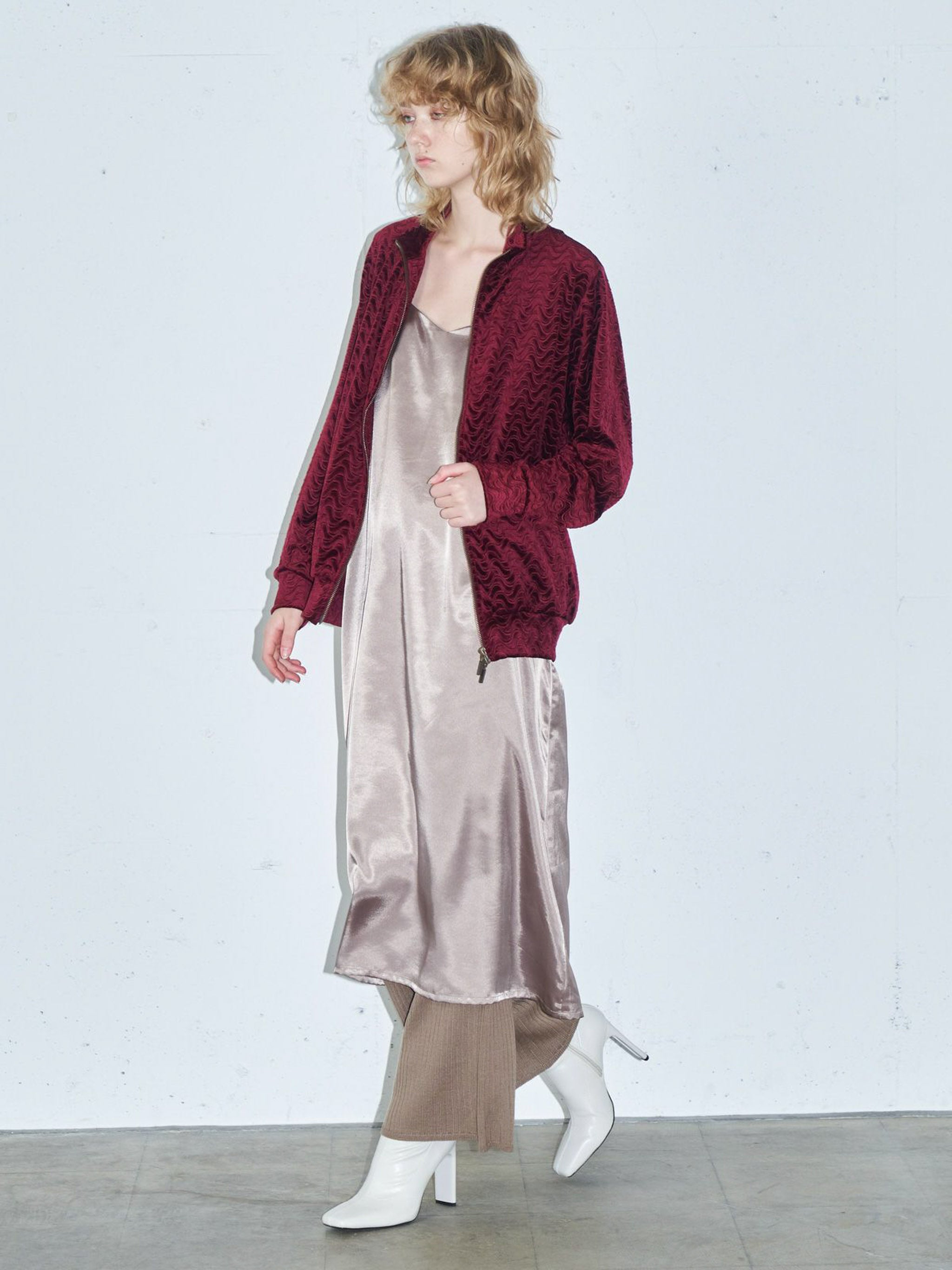 ピンティングベロアブルゾン(4-1118)