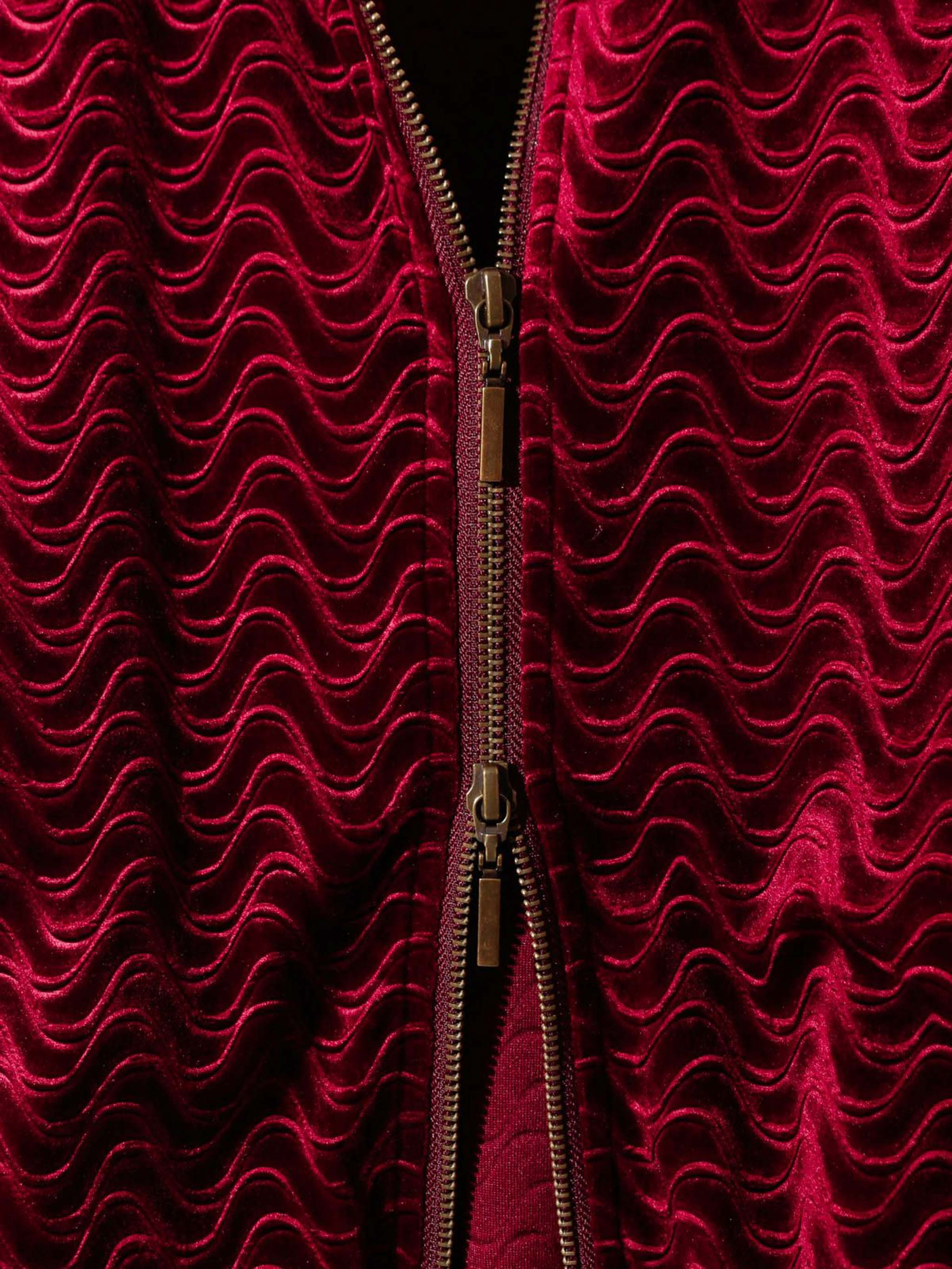 ピンティングベロアブルゾン(4-1118)