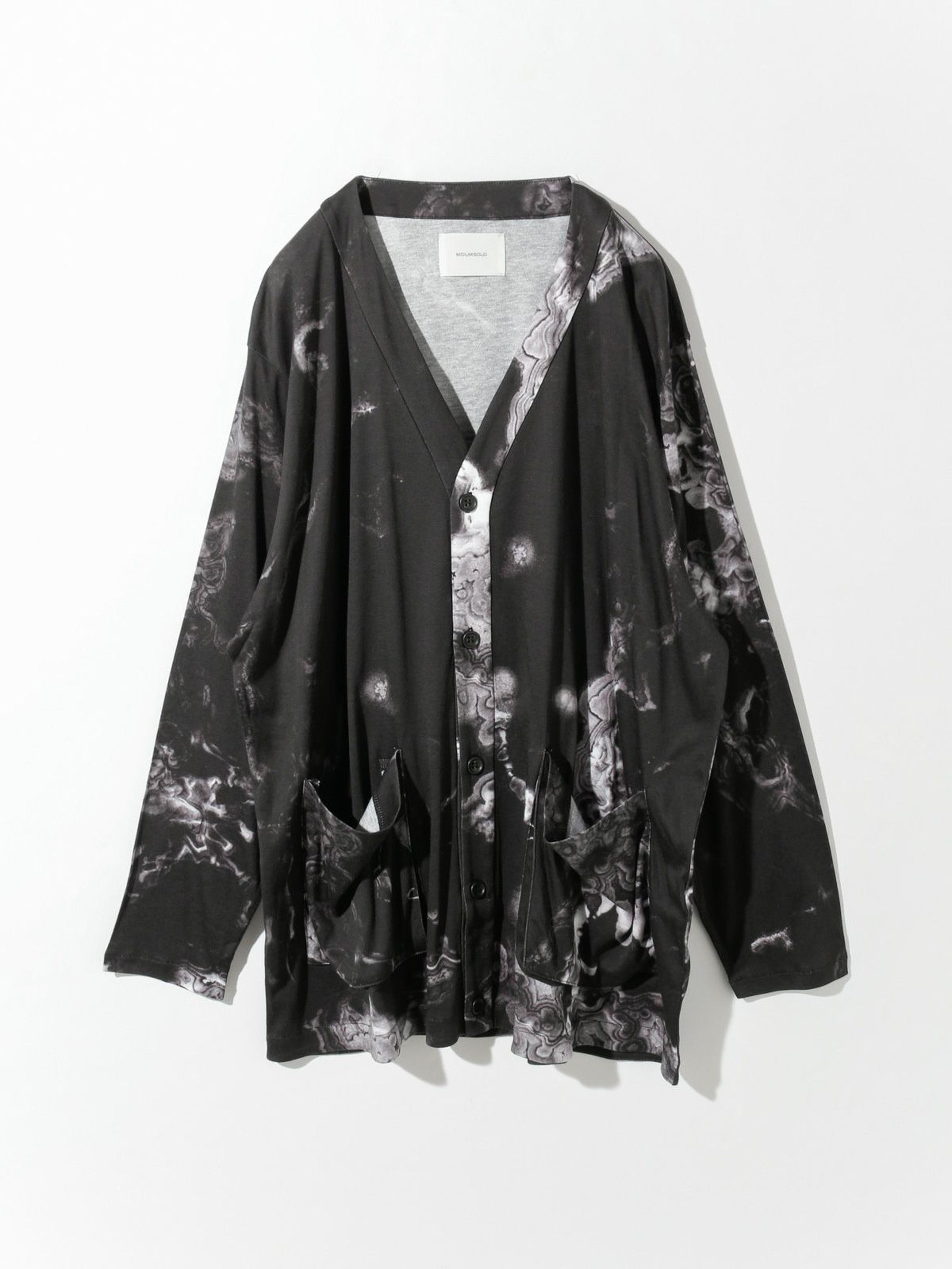 マーブルプリントカーディガン(4-1115)