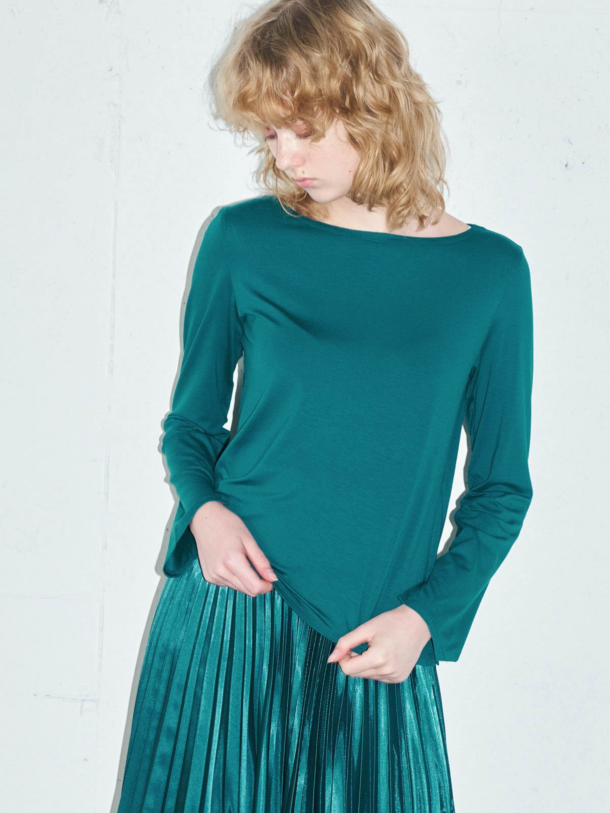 ボートネックインナープルオーバー(4-1108)